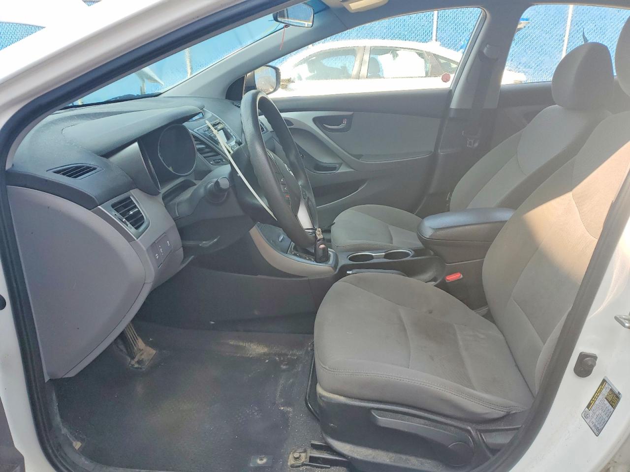 2014 Hyundai Elantra Se White vin: 5NPDH4AE7EH495223