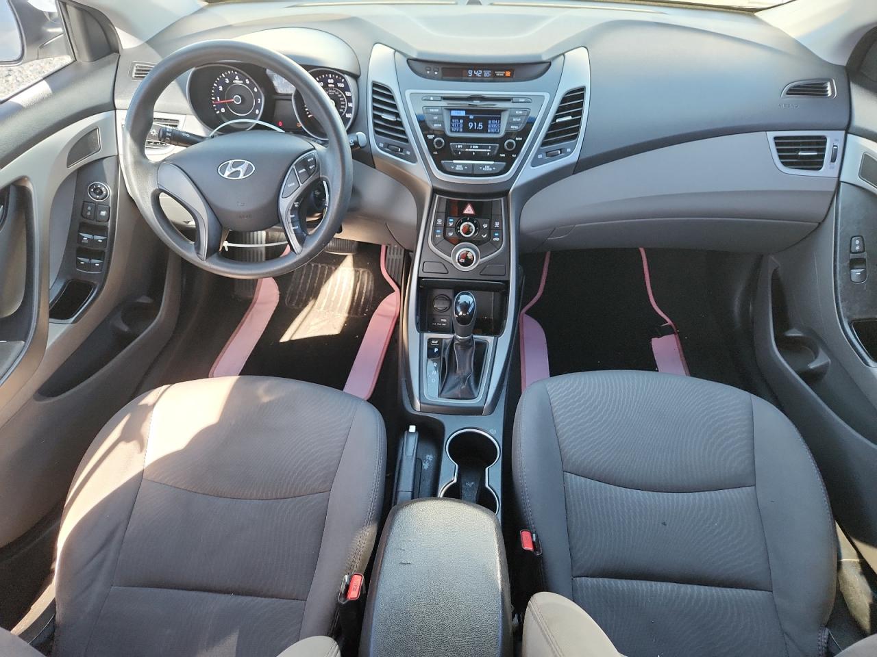2014 Hyundai Elantra Se White vin: 5NPDH4AE7EH503417