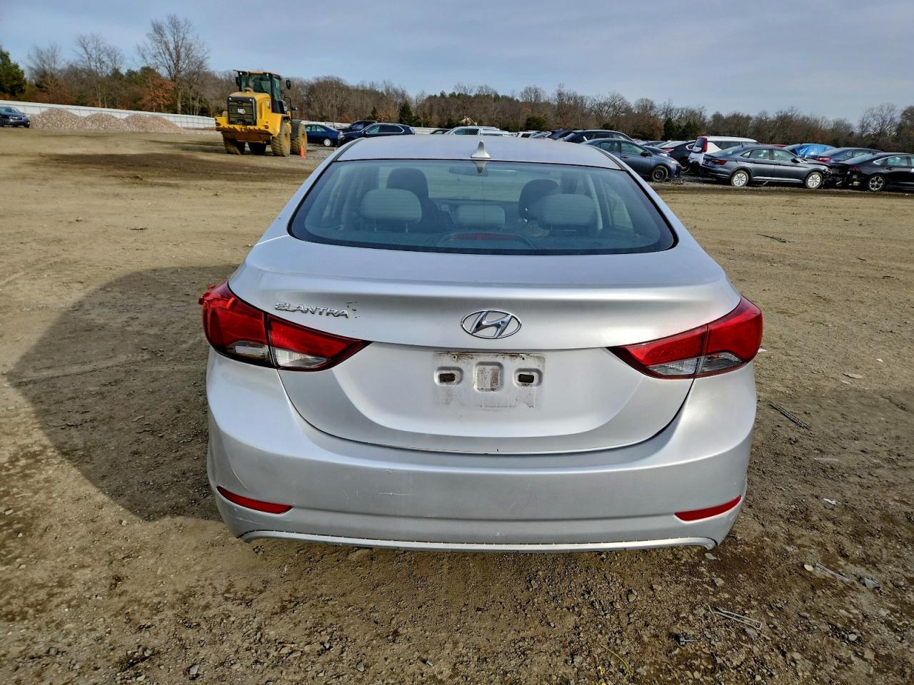 2014 Hyundai Elantra Se Silver vin: 5NPDH4AE7EH504244