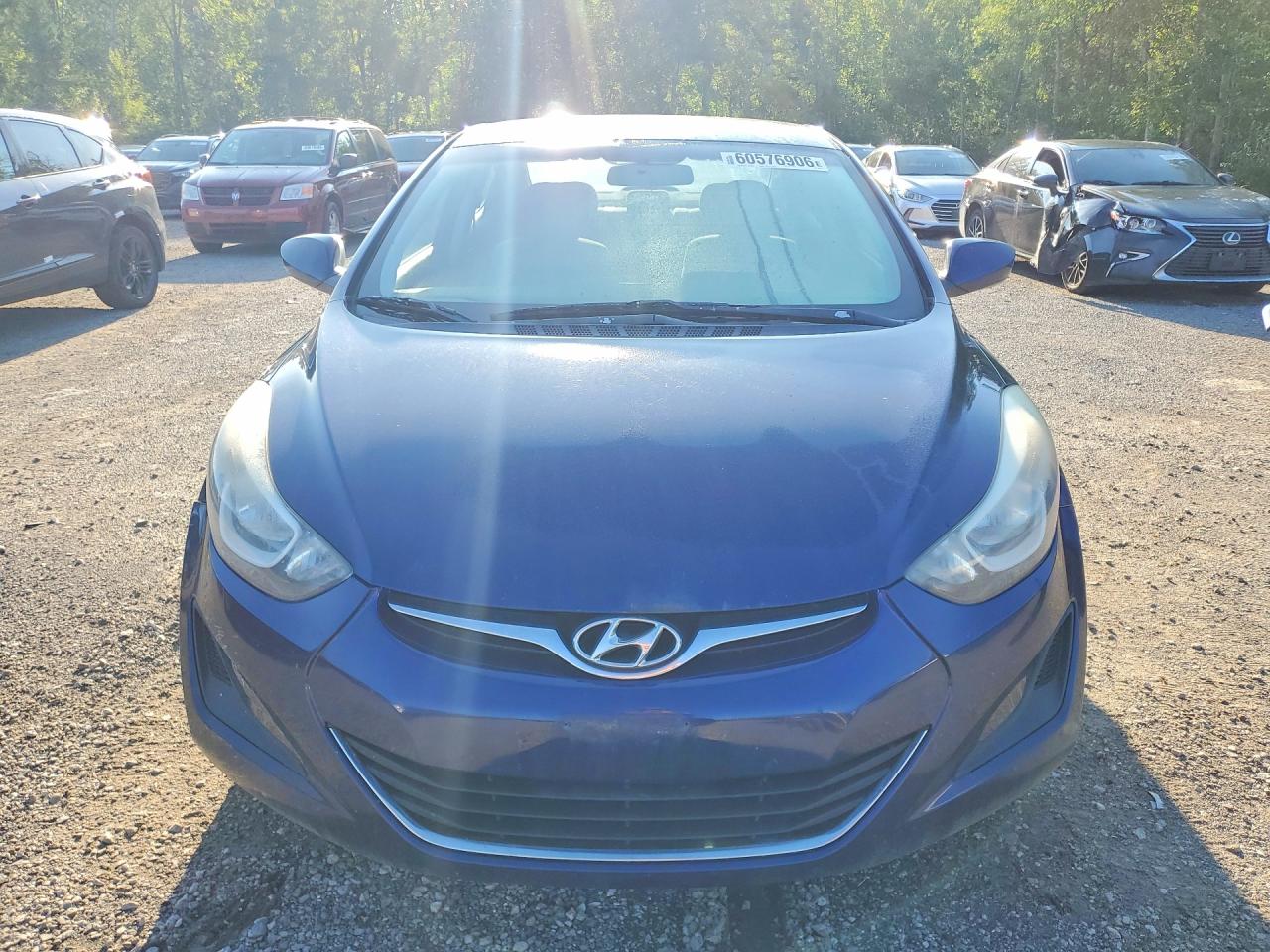 2014 Hyundai Elantra Se Blue vin: 5NPDH4AE7EH507967