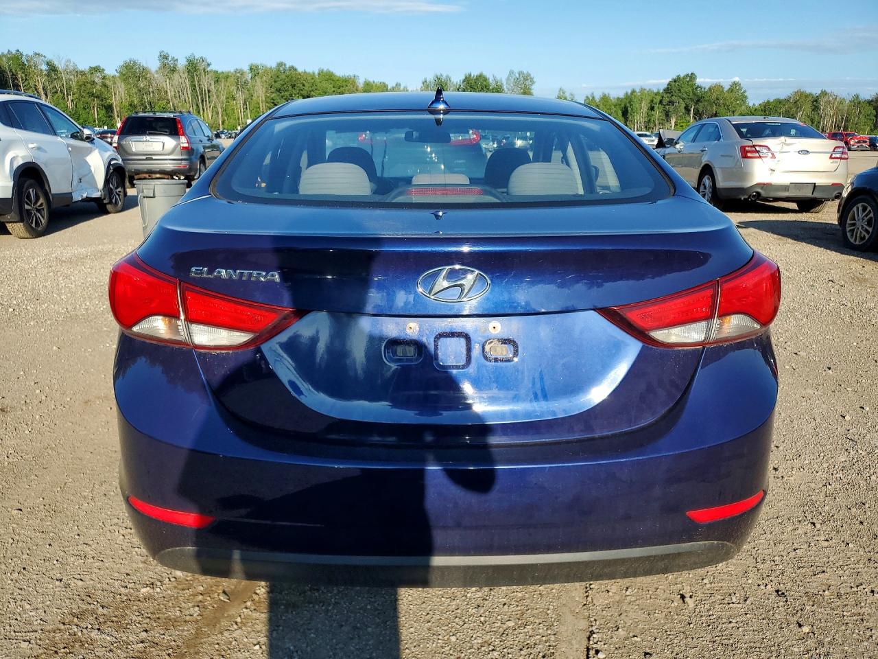 2014 Hyundai Elantra Se Blue vin: 5NPDH4AE7EH507967