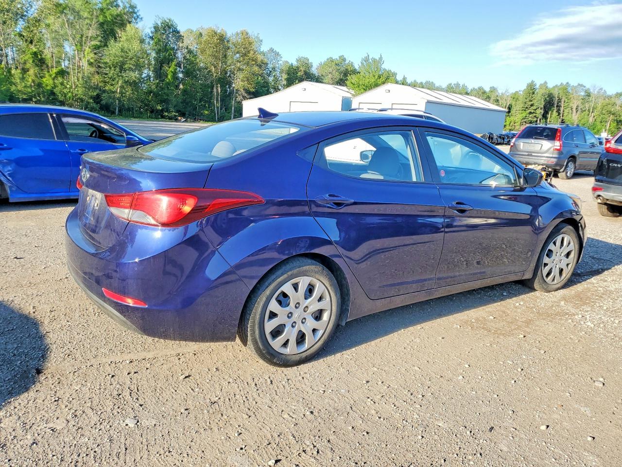 2014 Hyundai Elantra Se Blue vin: 5NPDH4AE7EH507967