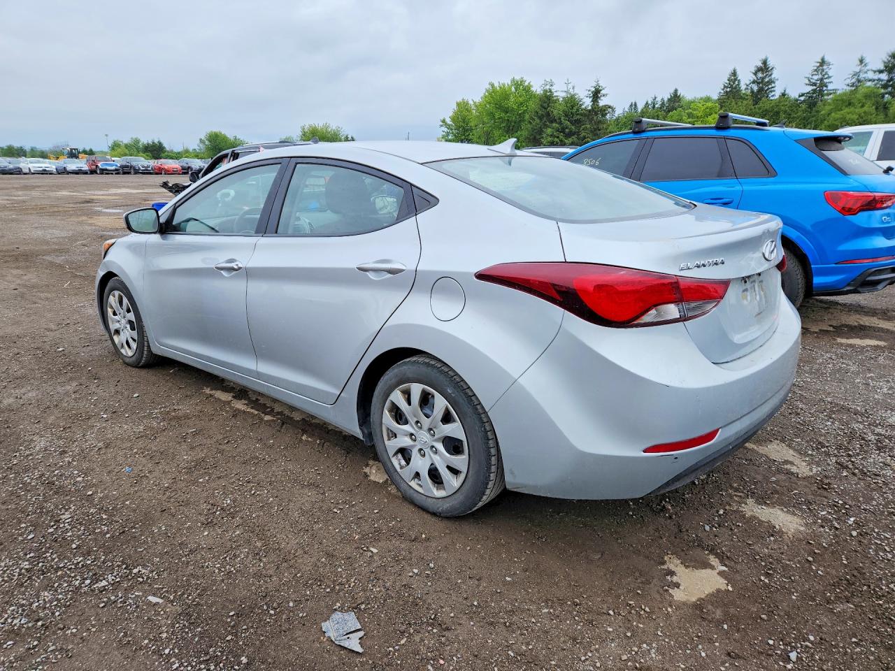 2014 Hyundai Elantra Se Silver vin: 5NPDH4AE7EH508438