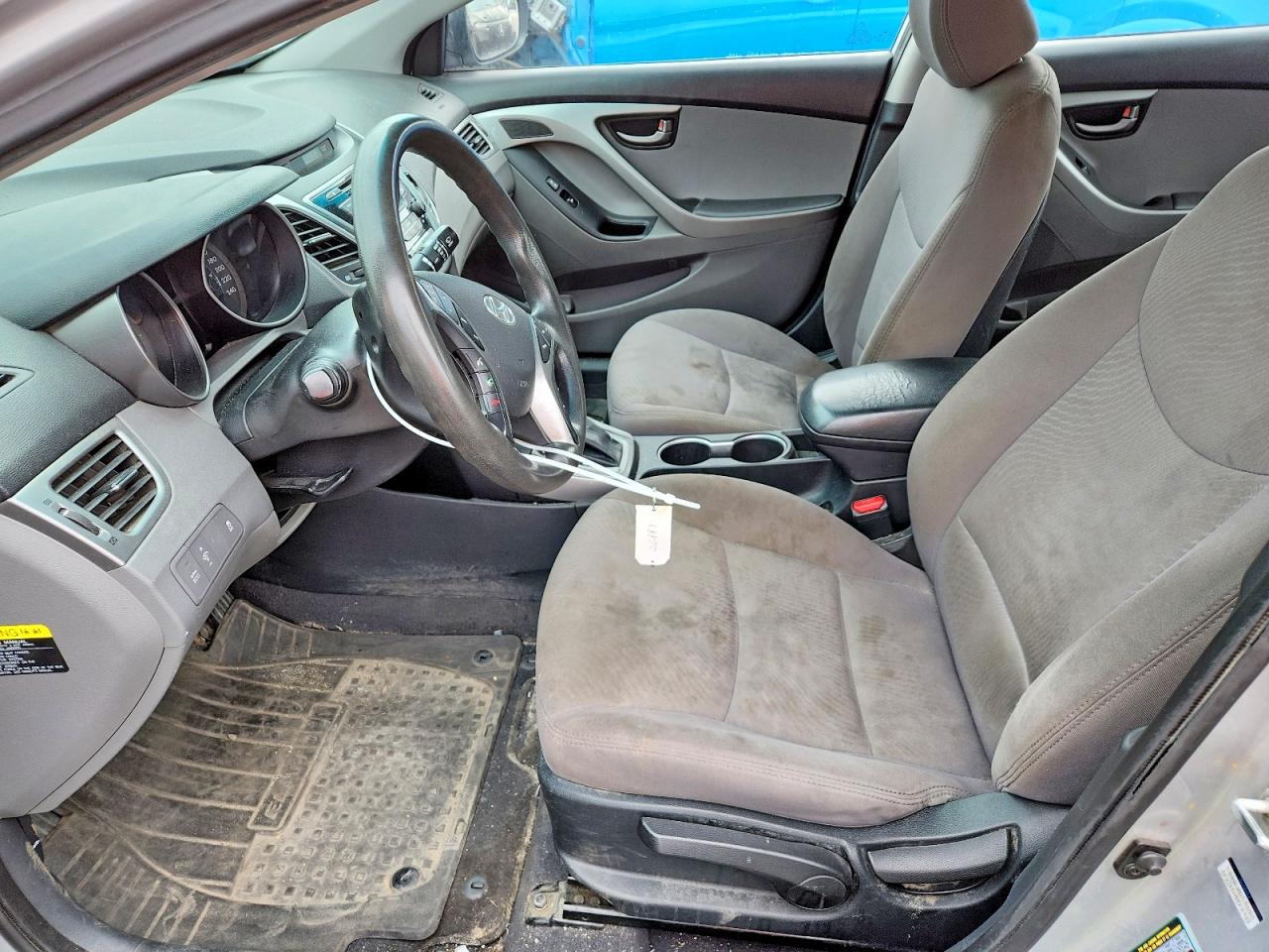 2014 Hyundai Elantra Se Silver vin: 5NPDH4AE7EH508438