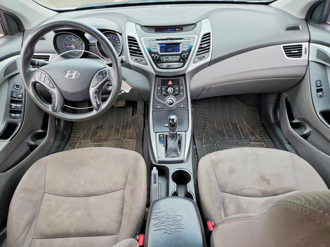 2014 Hyundai Elantra Se Silver vin: 5NPDH4AE7EH508438
