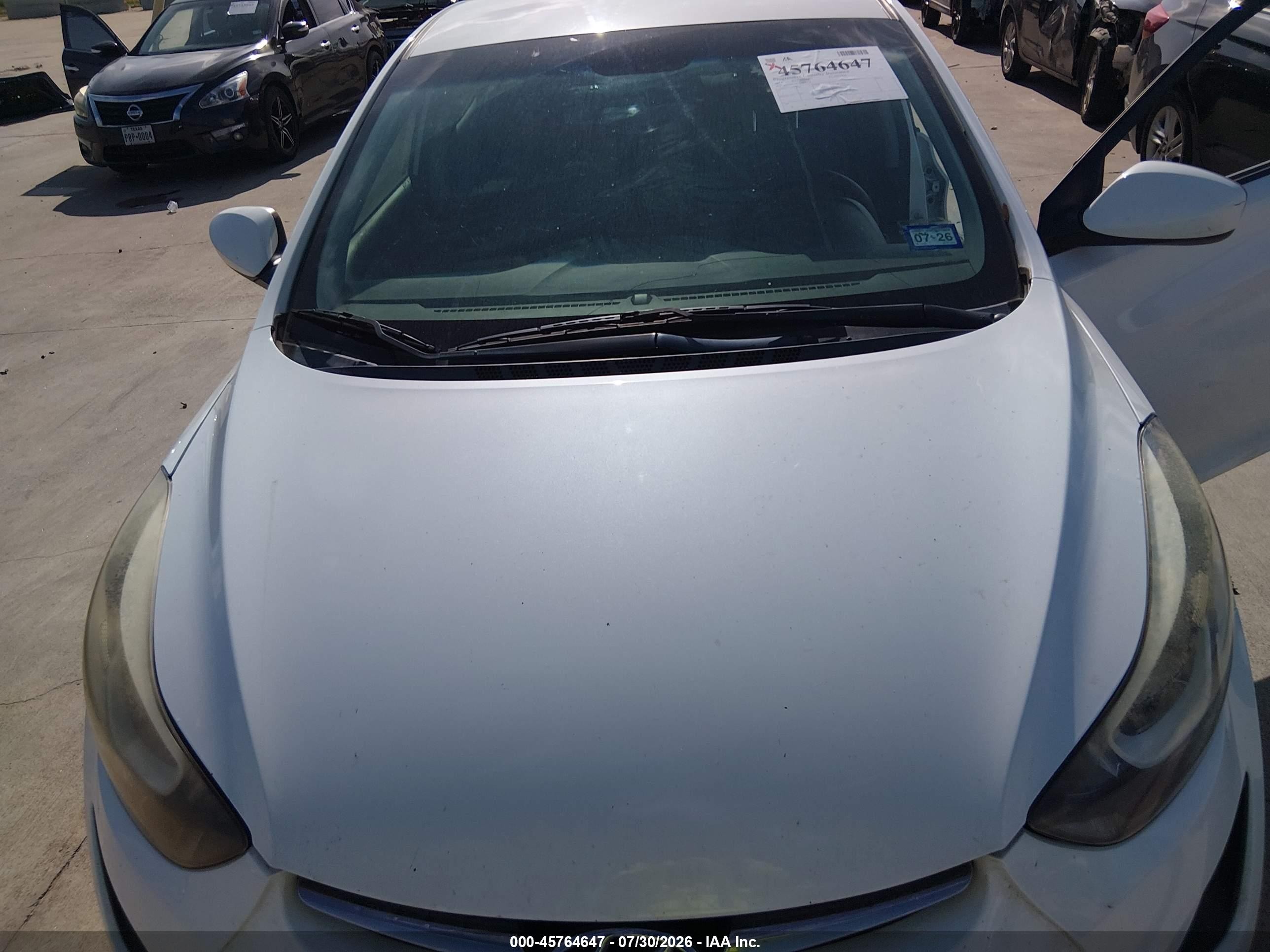 2014 Hyundai Elantra Se Белый vin: 5NPDH4AE7EH510254