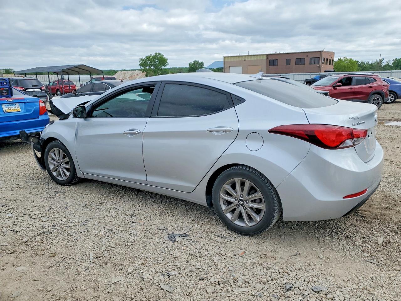 2014 Hyundai Elantra Se Silver vin: 5NPDH4AE7EH515597