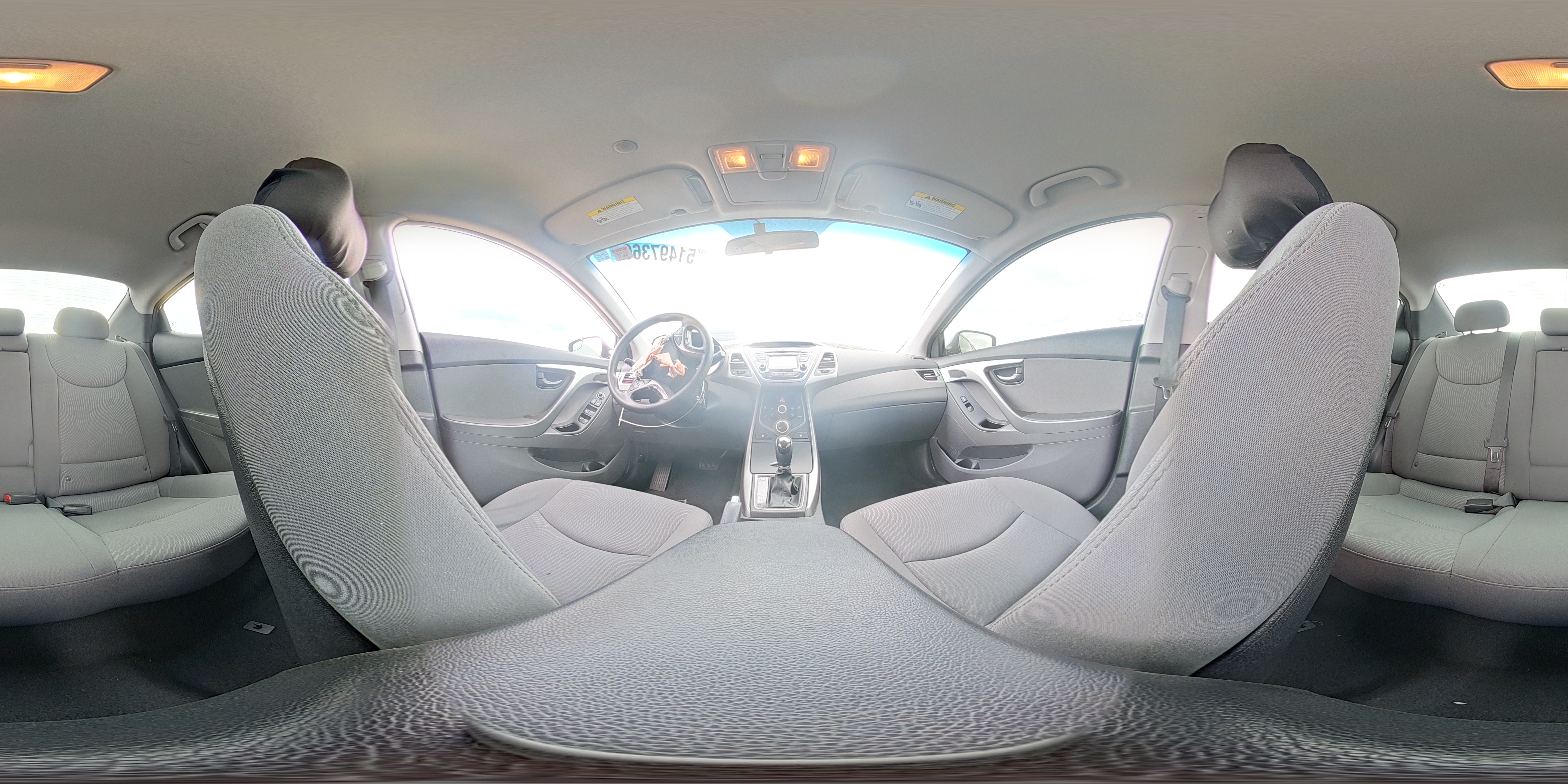 2014 Hyundai Elantra Se Silver vin: 5NPDH4AE7EH515597