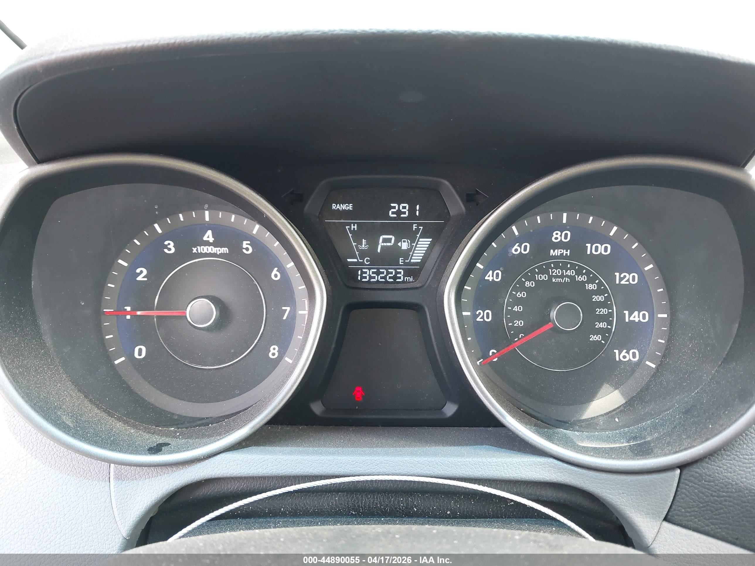 2014 Hyundai Elantra Se Gray vin: 5NPDH4AE7EH517480