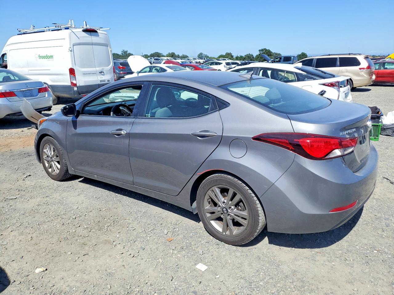 2014 Hyundai Elantra Se Silver vin: 5NPDH4AE7EH519116