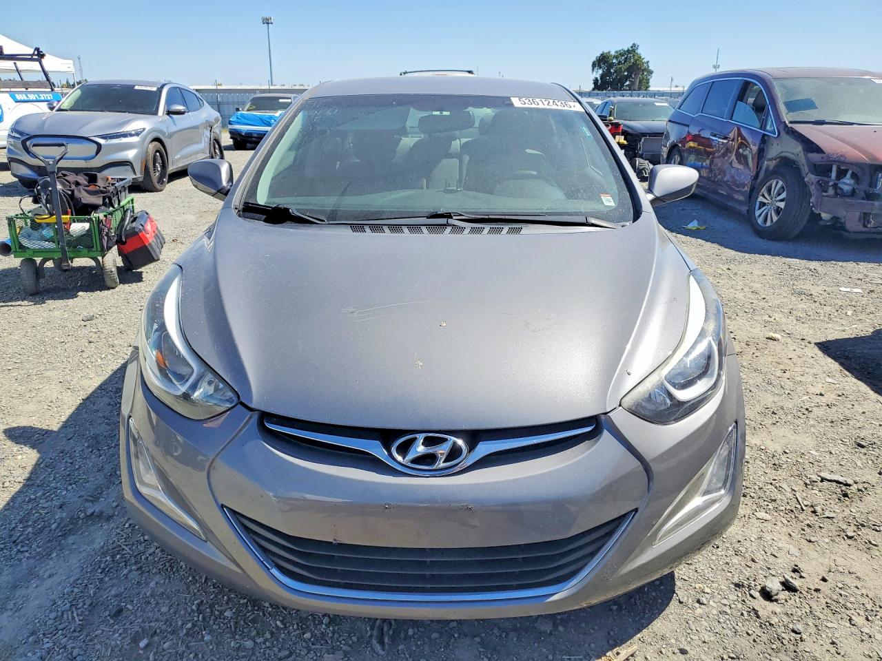 2014 Hyundai Elantra Se Silver vin: 5NPDH4AE7EH519116