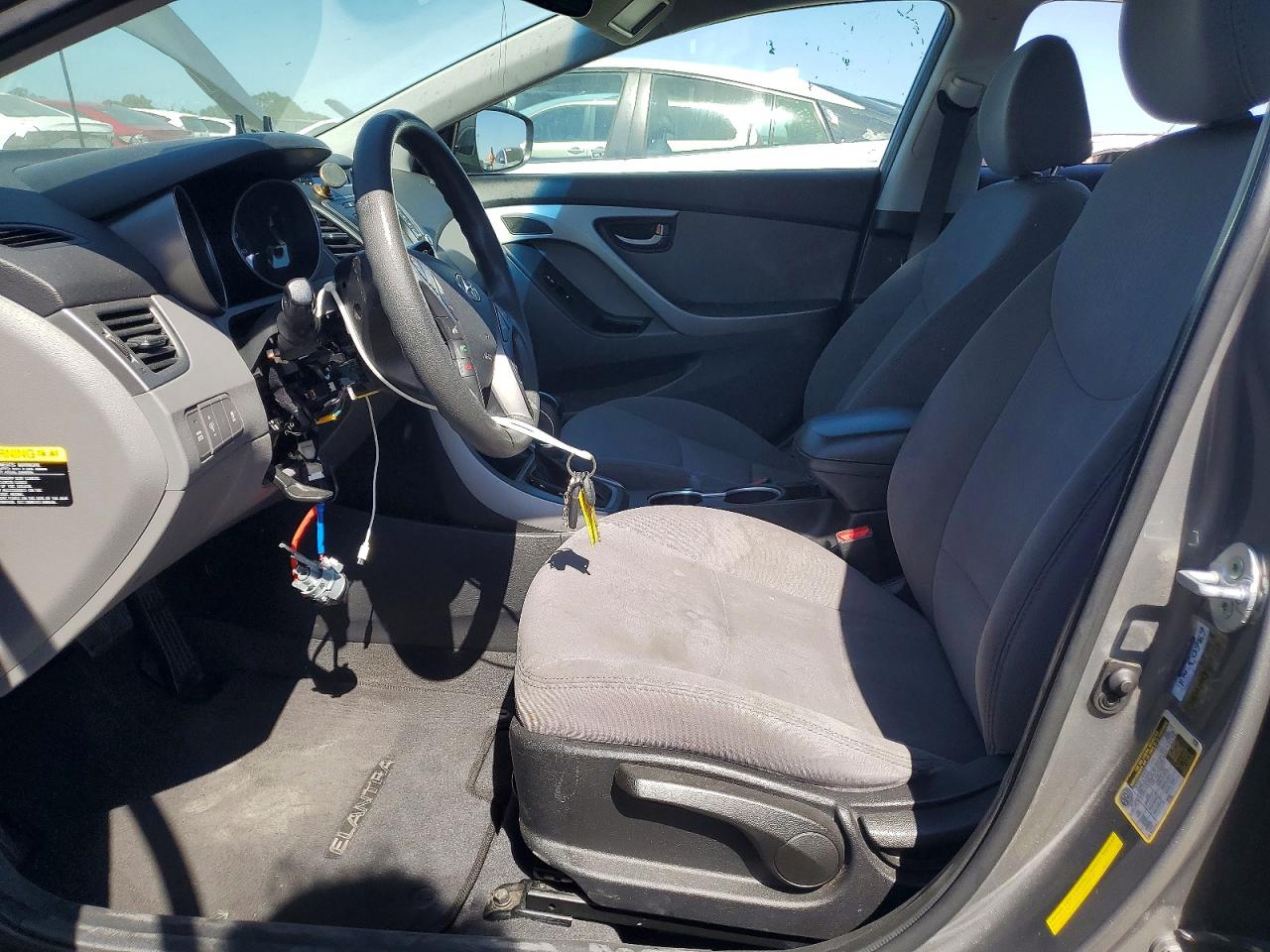 2014 Hyundai Elantra Se Silver vin: 5NPDH4AE7EH519116
