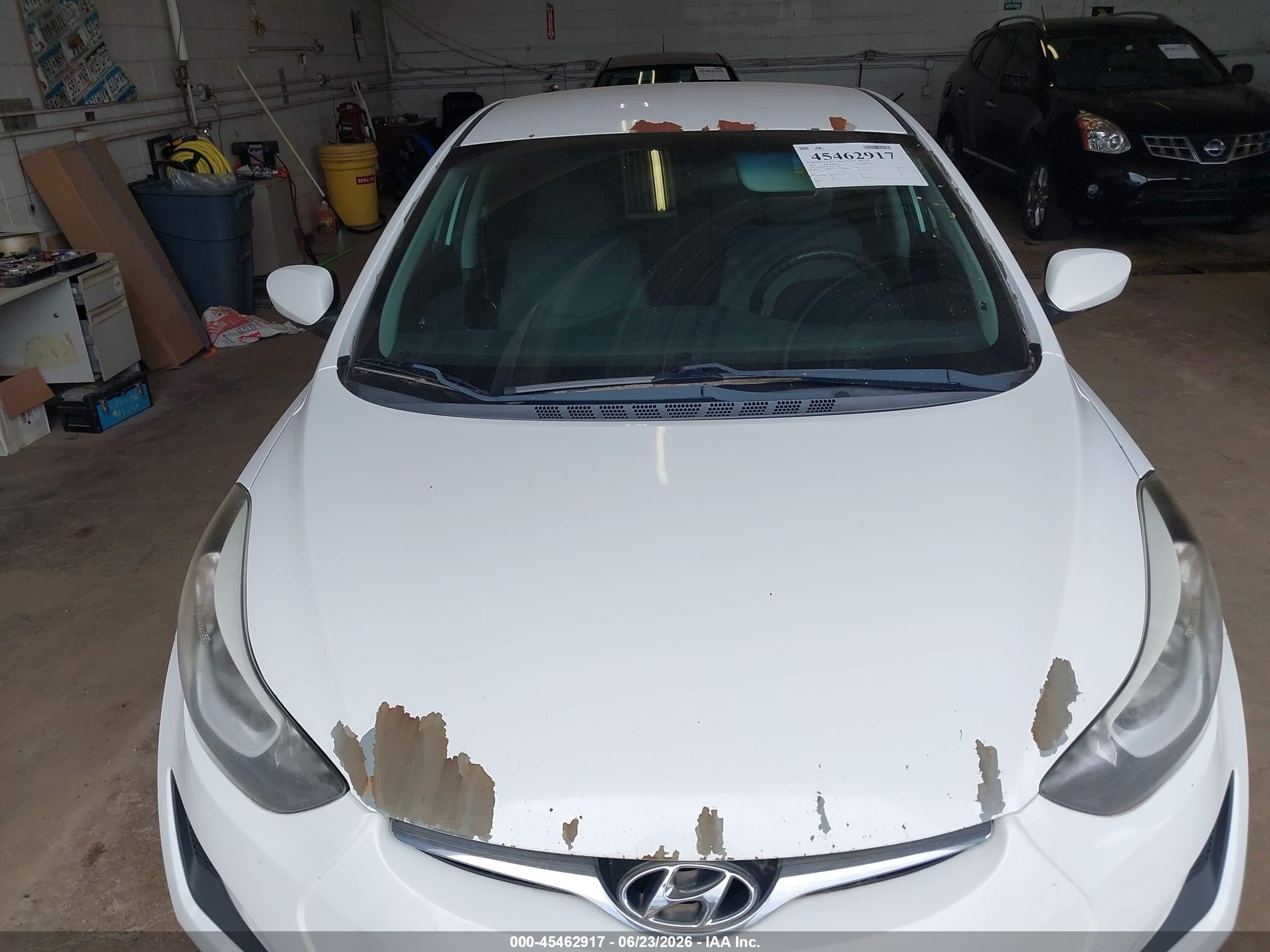 2014 Hyundai Elantra Se Белый vin: 5NPDH4AE7EH527703