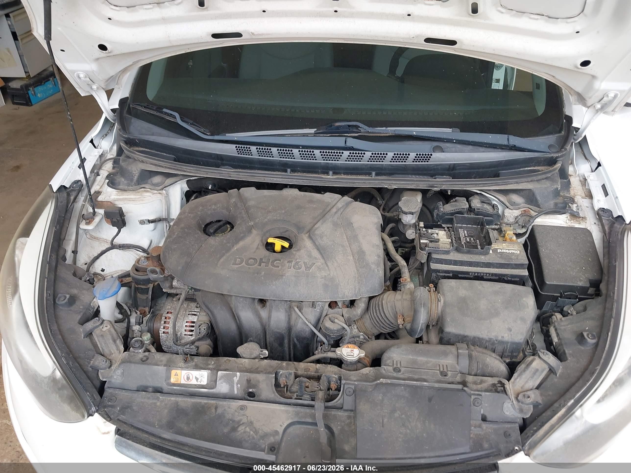 2014 Hyundai Elantra Se Белый vin: 5NPDH4AE7EH527703