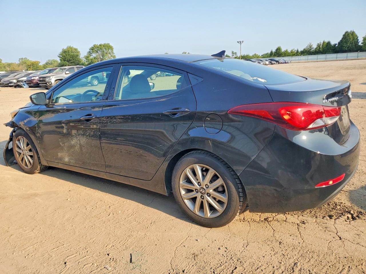 2014 Hyundai Elantra Se Black vin: 5NPDH4AE7EH535719