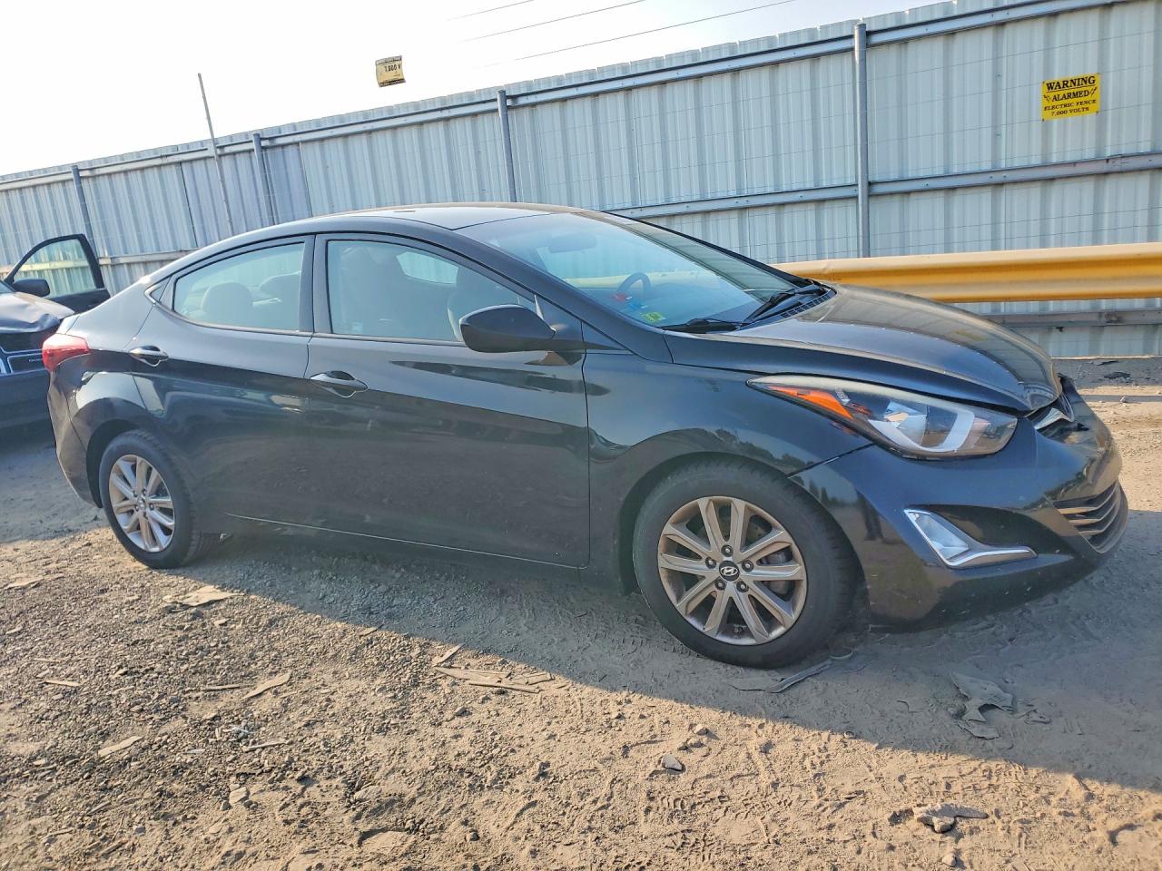 2014 Hyundai Elantra Se Black vin: 5NPDH4AE7EH535719