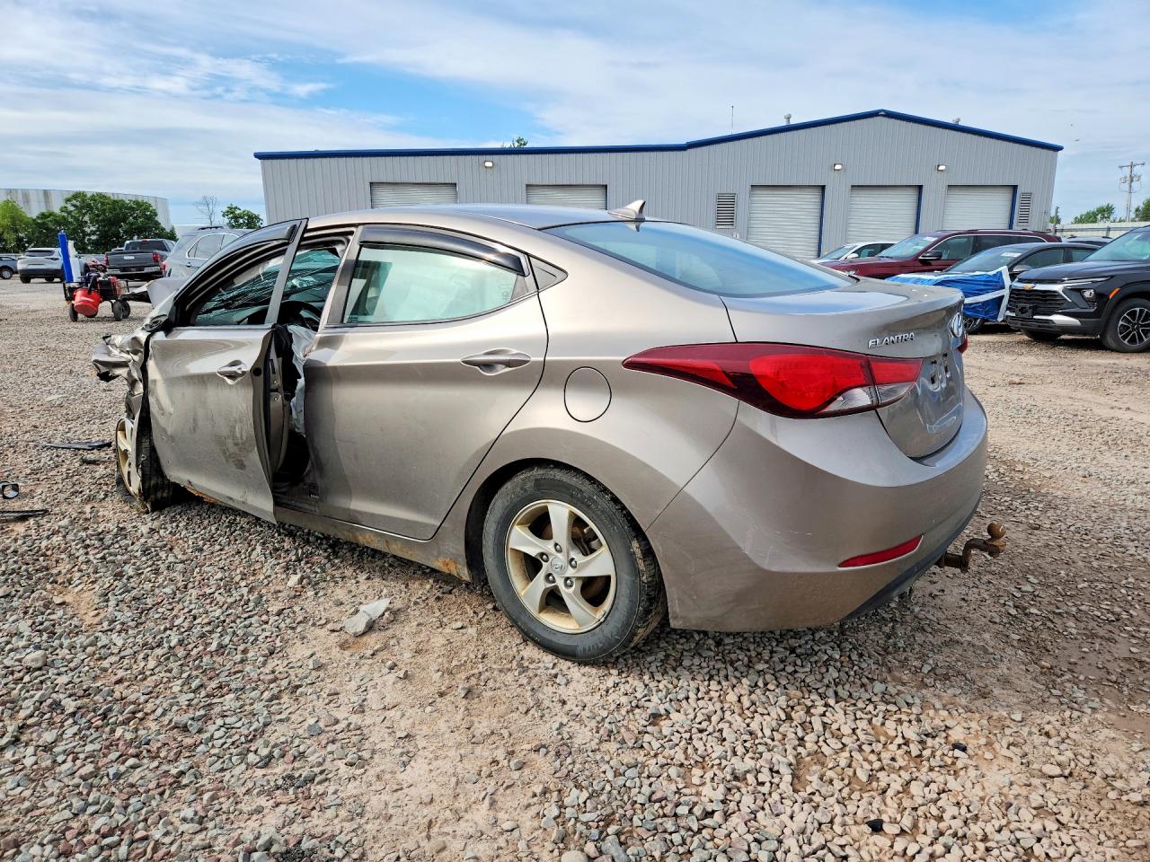 2014 Hyundai Elantra Se Коричневый vin: 5NPDH4AE7EH537504