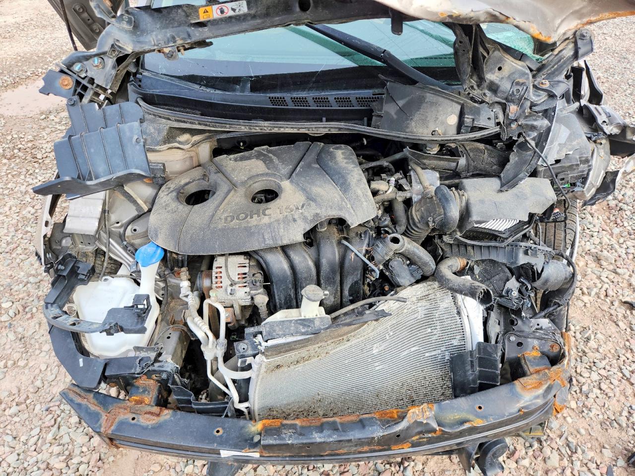 2014 Hyundai Elantra Se Коричневый vin: 5NPDH4AE7EH537504