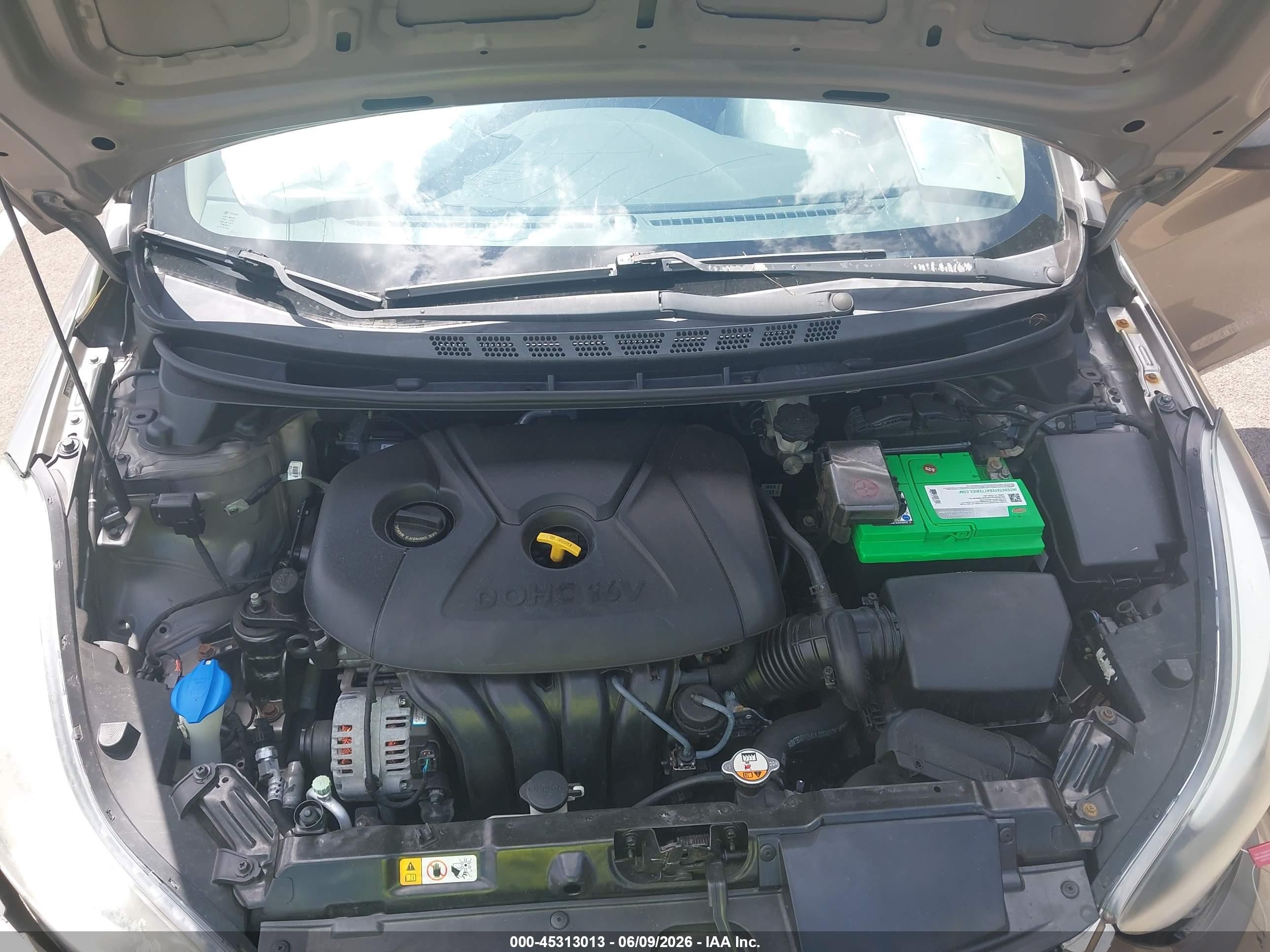 2014 Hyundai Elantra Se Champagne vin: 5NPDH4AE7EH538295