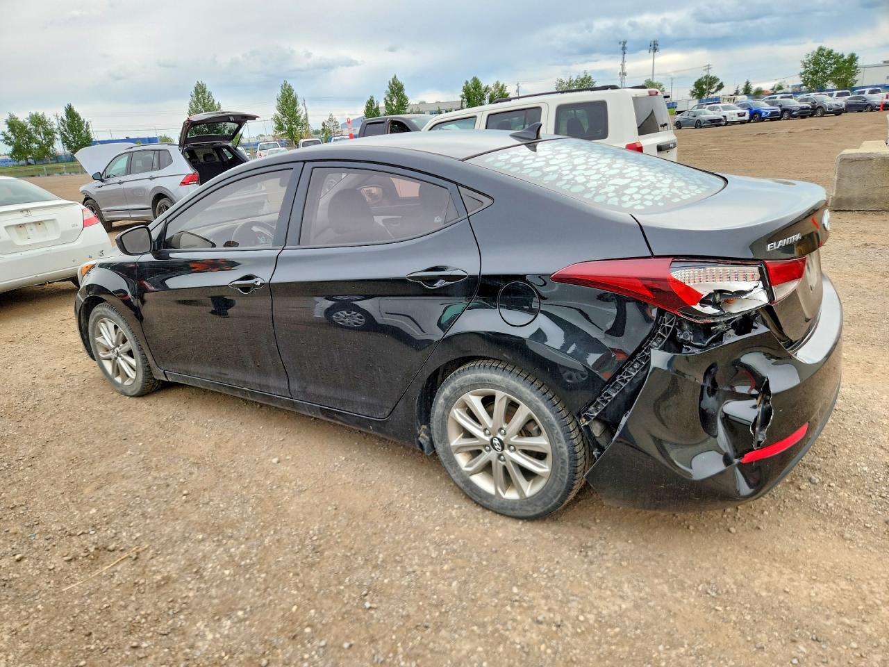 2014 Hyundai Elantra Se Black vin: 5NPDH4AE7EH540841