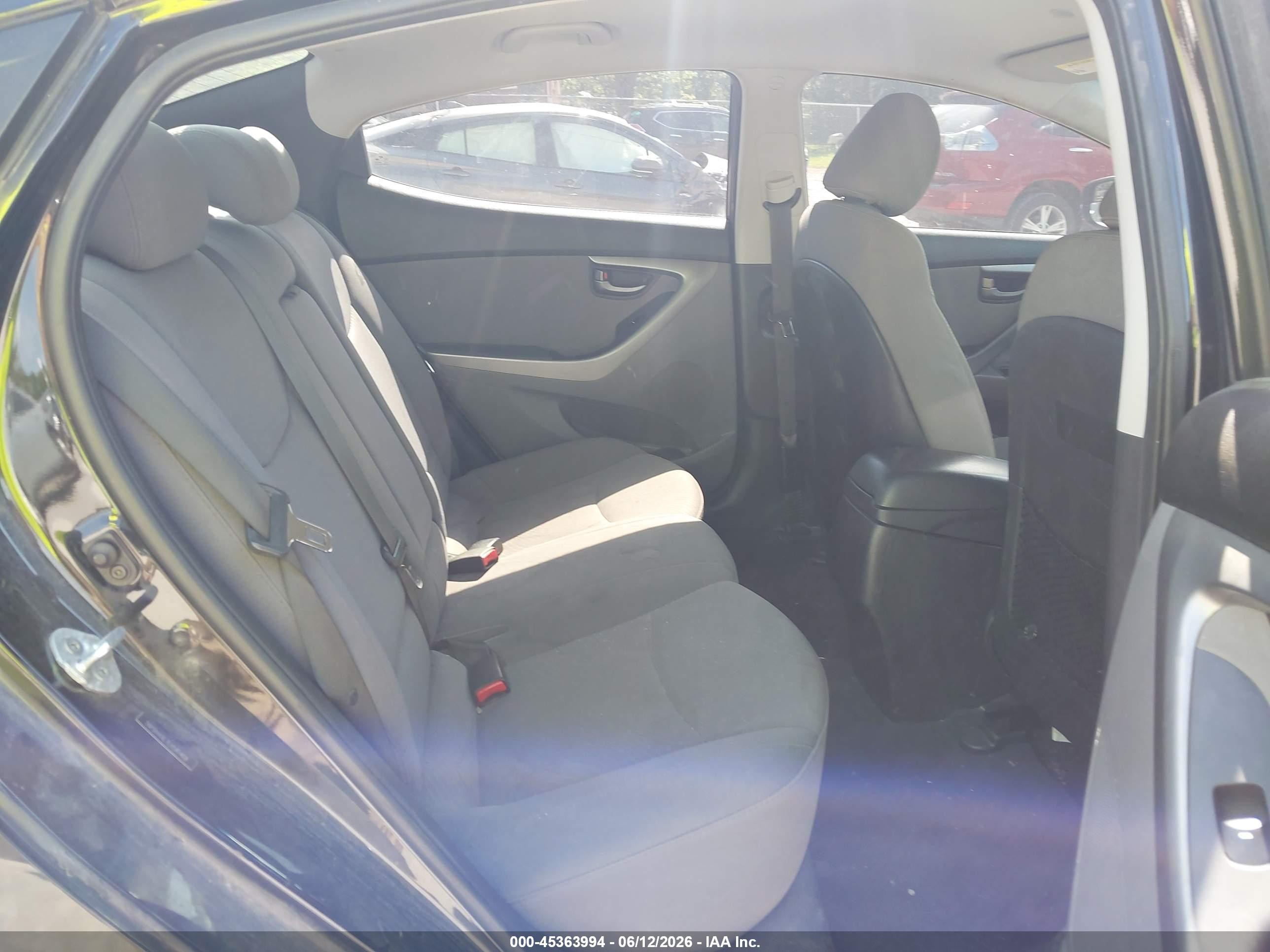 2014 Hyundai Elantra Se Черный vin: 5NPDH4AE7EH541469