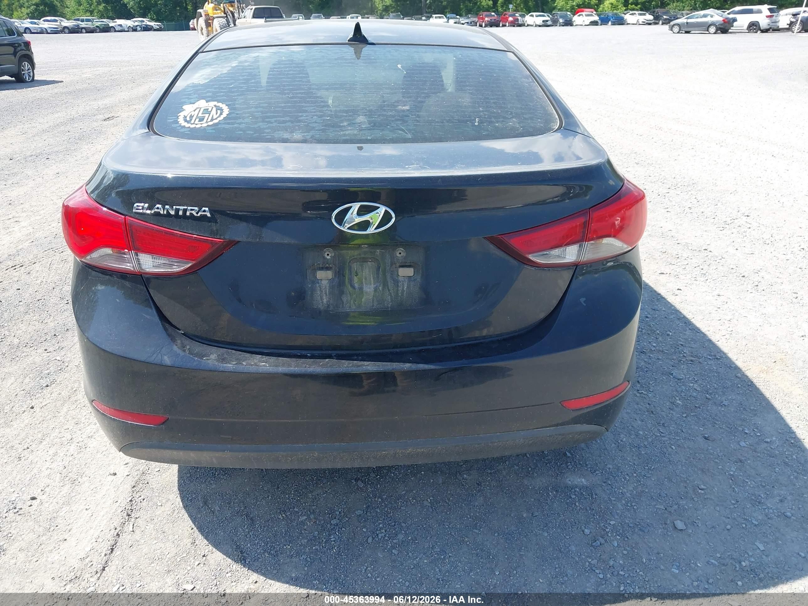 2014 Hyundai Elantra Se Черный vin: 5NPDH4AE7EH541469