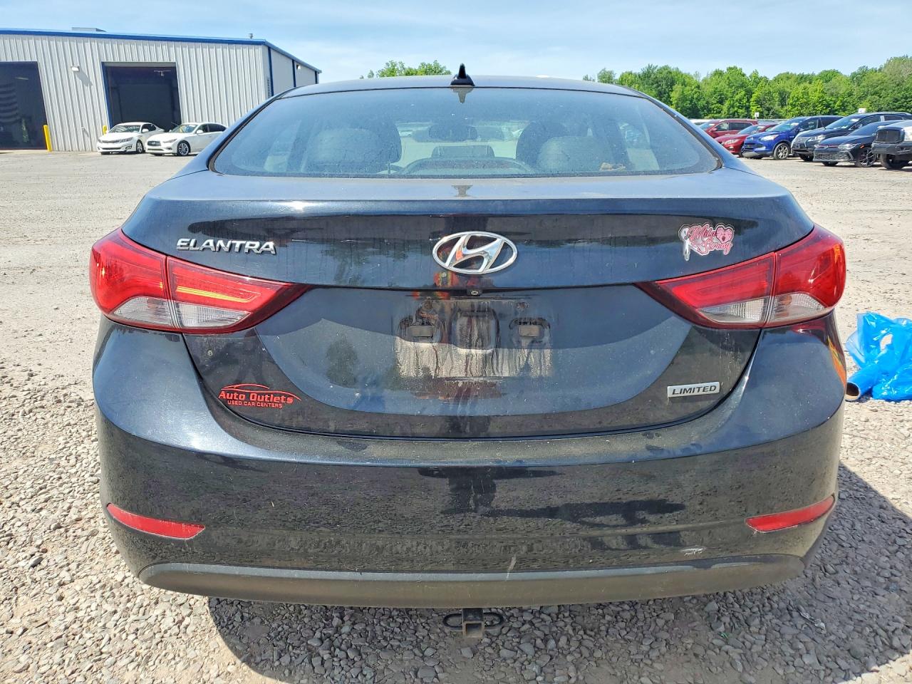 2015 Hyundai Elantra Limited Black vin: 5NPDH4AE7FH546978