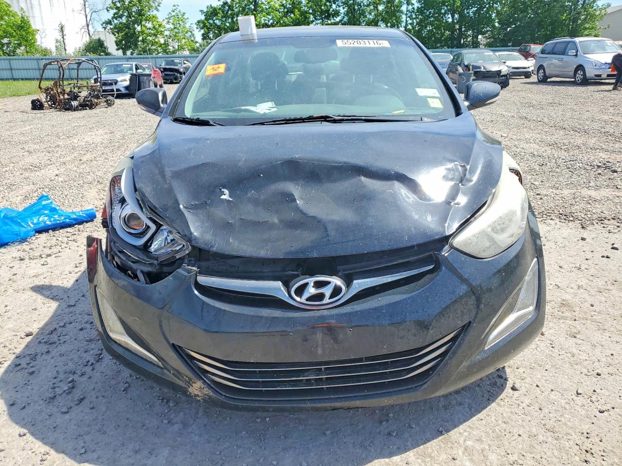 2015 Hyundai Elantra Limited Black vin: 5NPDH4AE7FH546978
