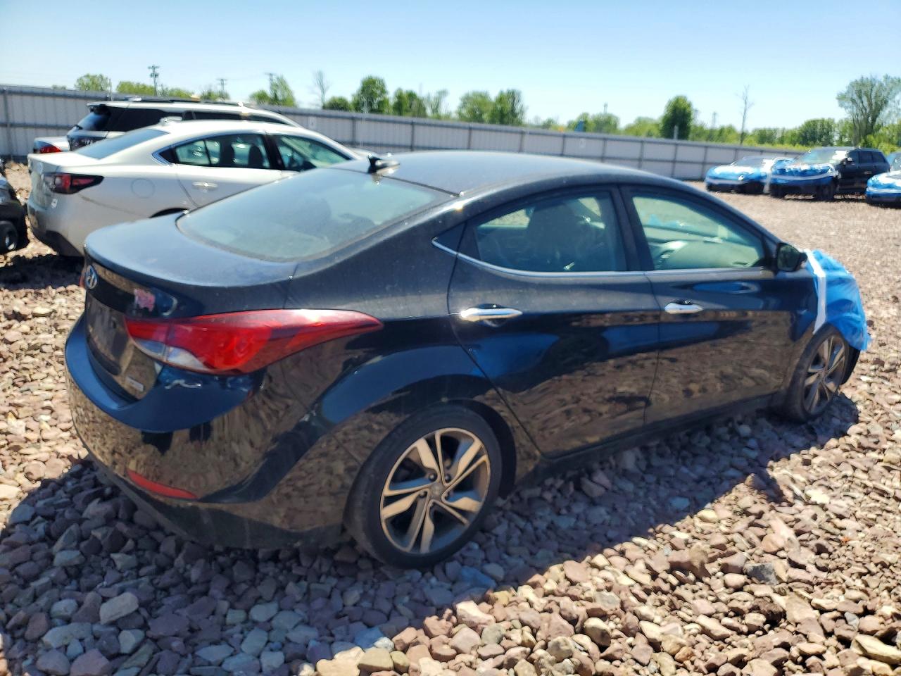 2015 Hyundai Elantra Limited Black vin: 5NPDH4AE7FH546978