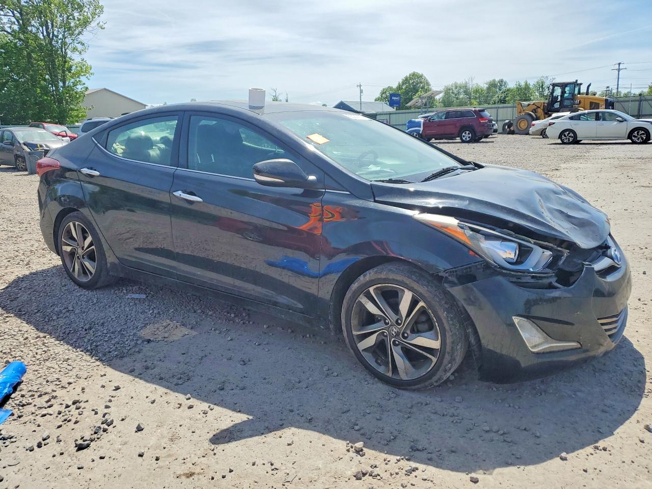 2015 Hyundai Elantra Limited Black vin: 5NPDH4AE7FH546978