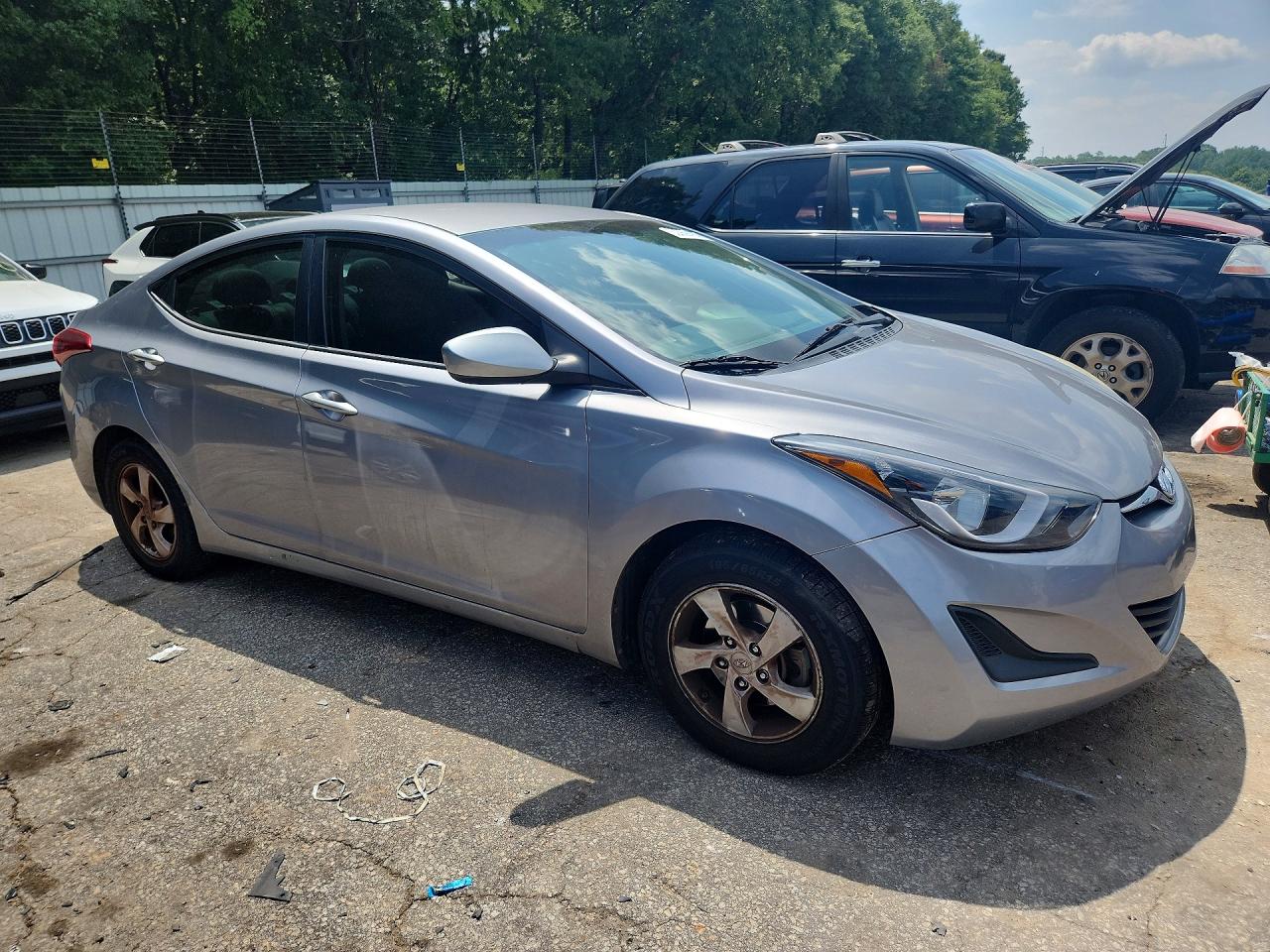 2015 Hyundai Elantra Se Серый vin: 5NPDH4AE7FH550531