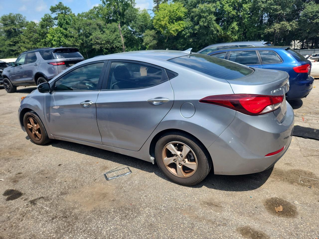 2015 Hyundai Elantra Se Серый vin: 5NPDH4AE7FH550531
