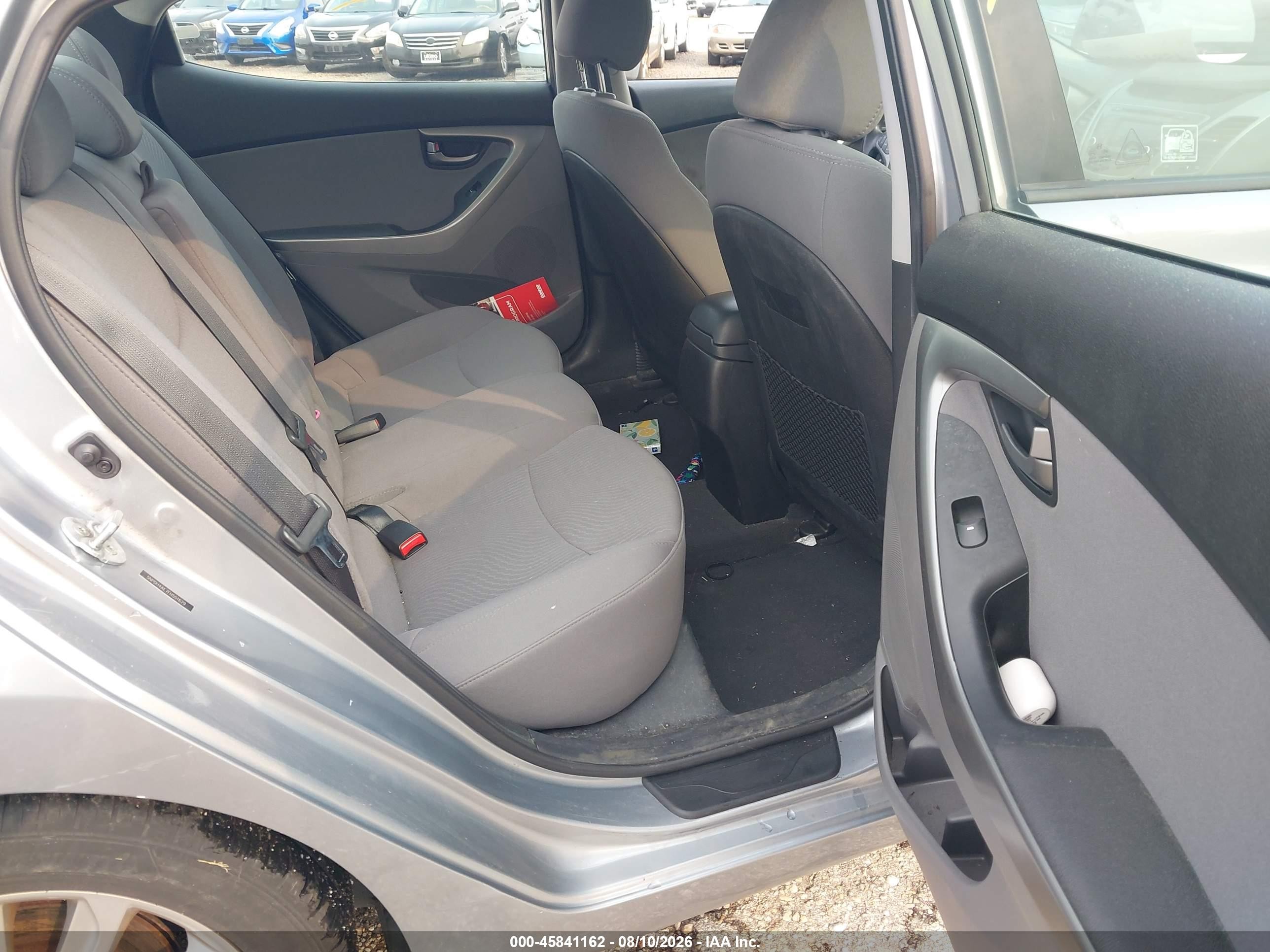 2015 Hyundai Elantra Se Silver vin: 5NPDH4AE7FH551629