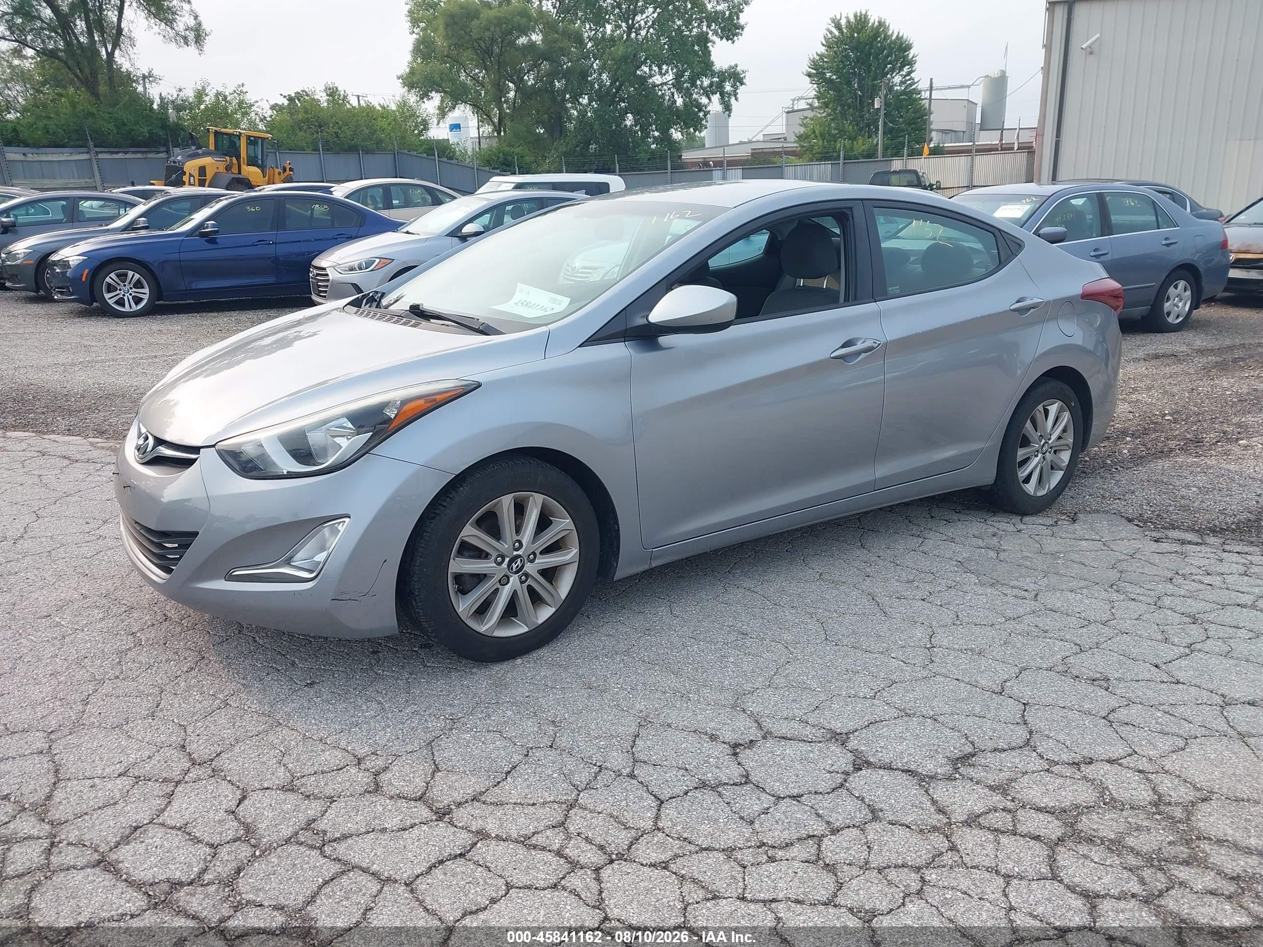 2015 Hyundai Elantra Se Silver vin: 5NPDH4AE7FH551629