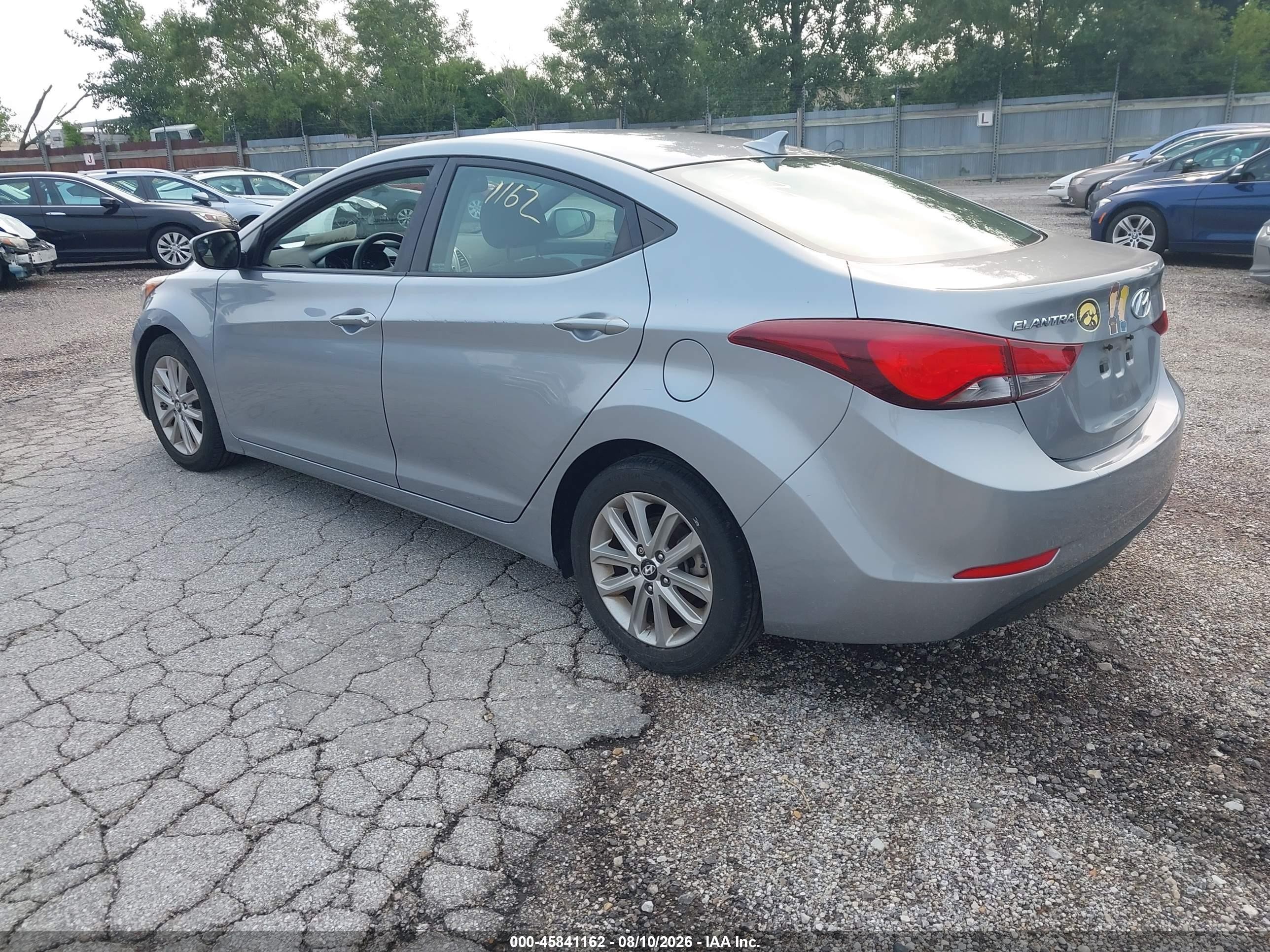 2015 Hyundai Elantra Se Silver vin: 5NPDH4AE7FH551629