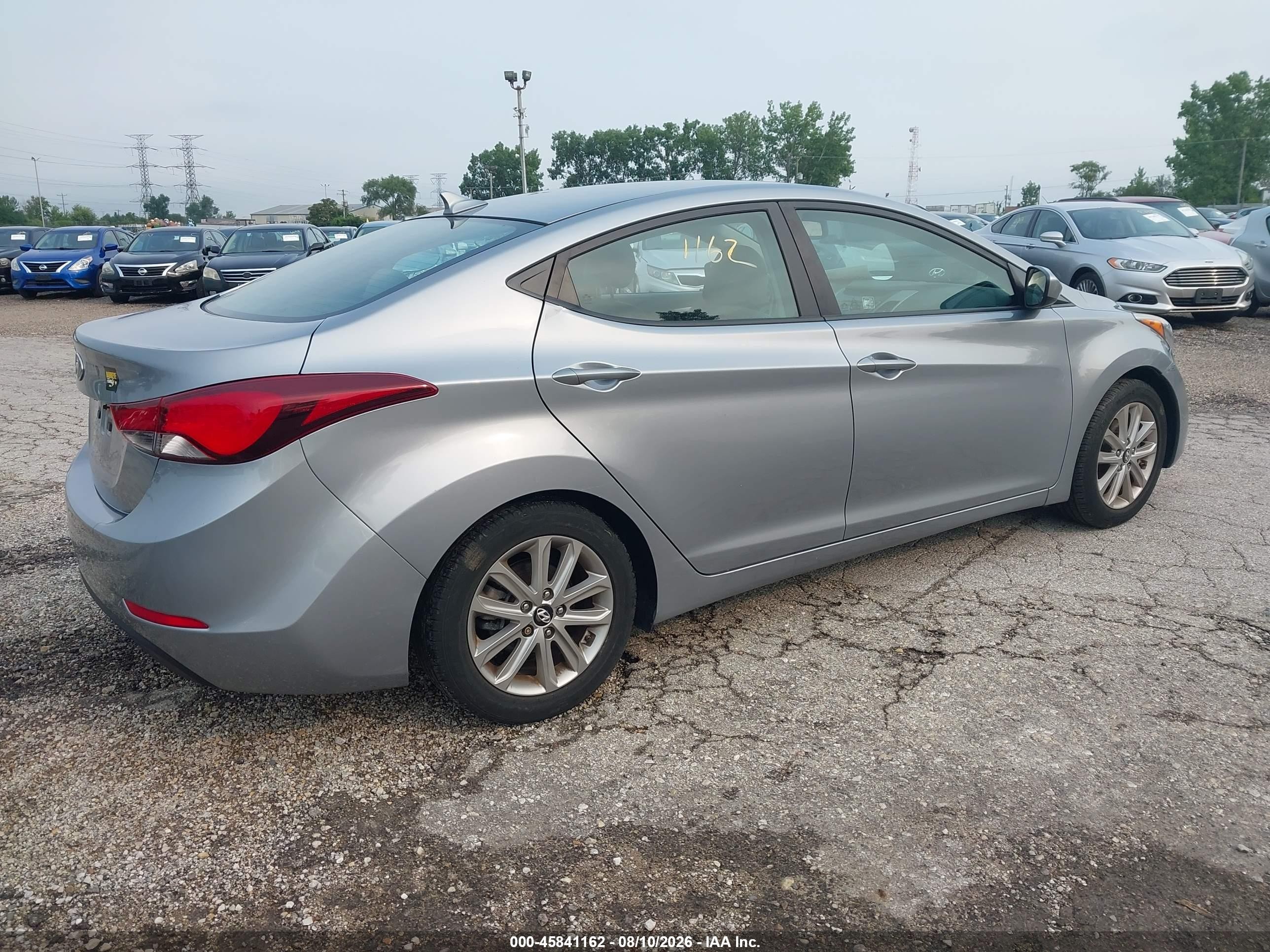 2015 Hyundai Elantra Se Silver vin: 5NPDH4AE7FH551629