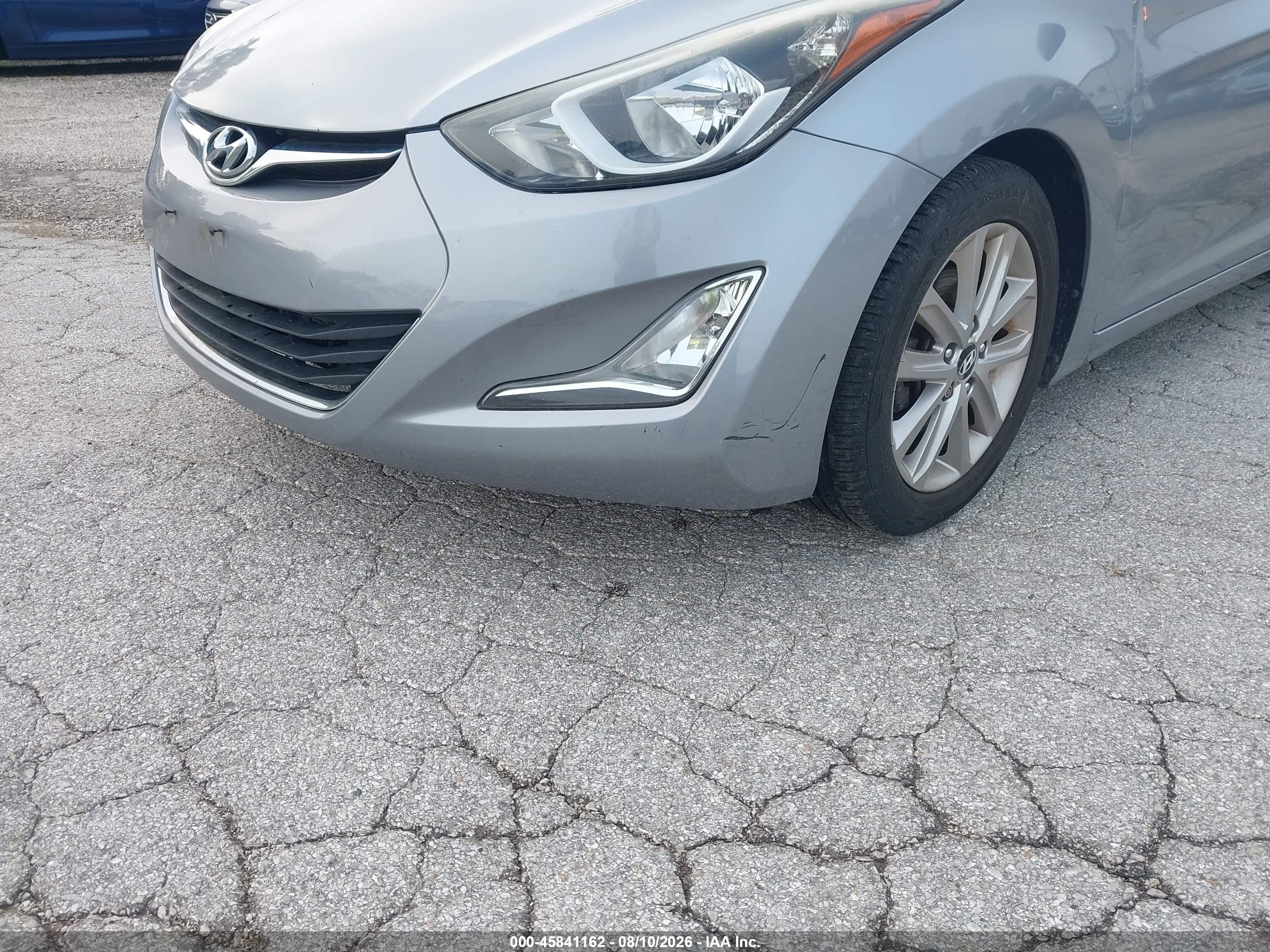 2015 Hyundai Elantra Se Silver vin: 5NPDH4AE7FH551629