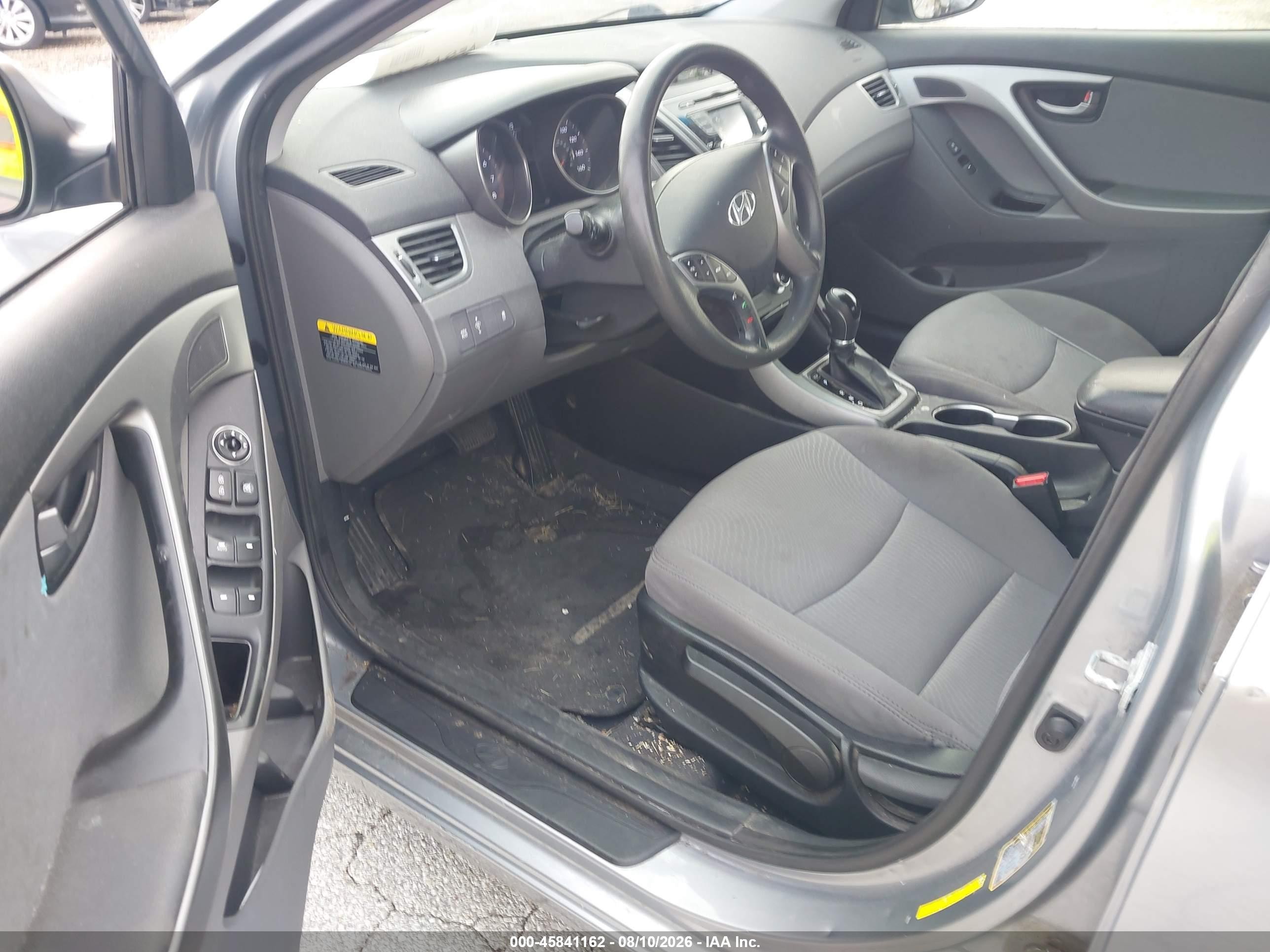 2015 Hyundai Elantra Se Silver vin: 5NPDH4AE7FH551629
