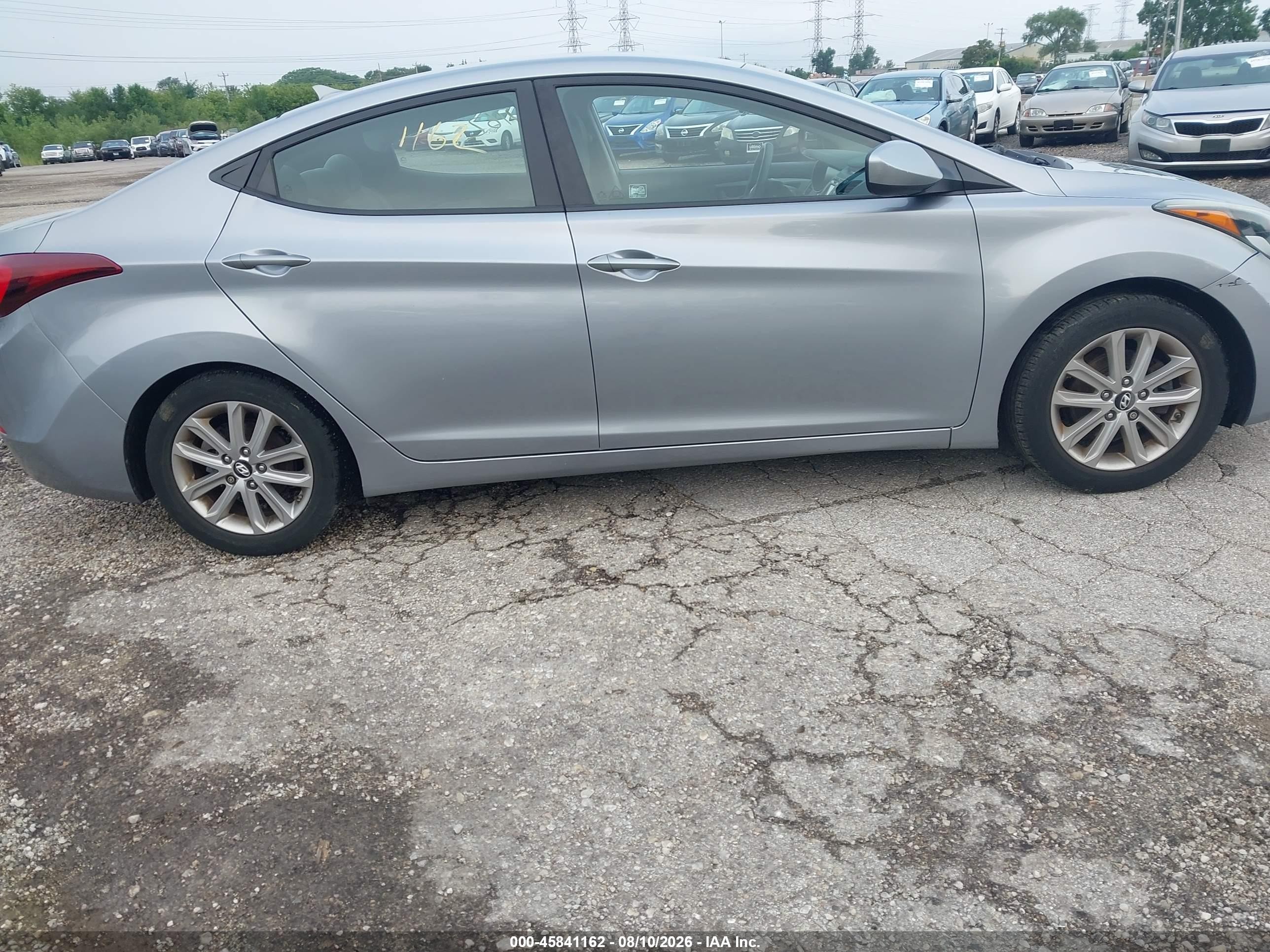 2015 Hyundai Elantra Se Silver vin: 5NPDH4AE7FH551629