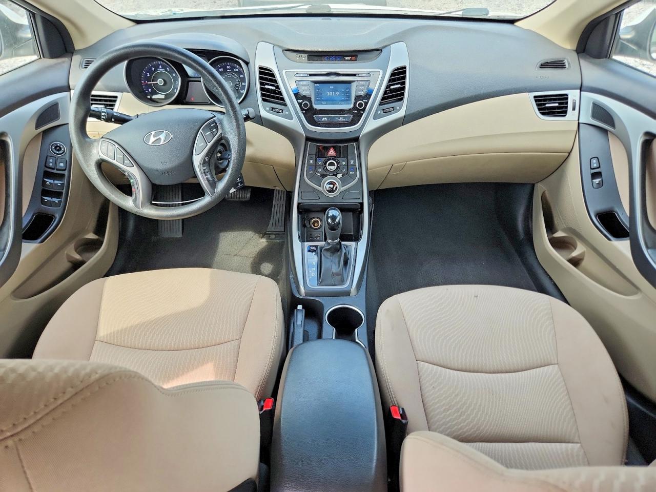 2015 Hyundai Elantra Se White vin: 5NPDH4AE7FH551646