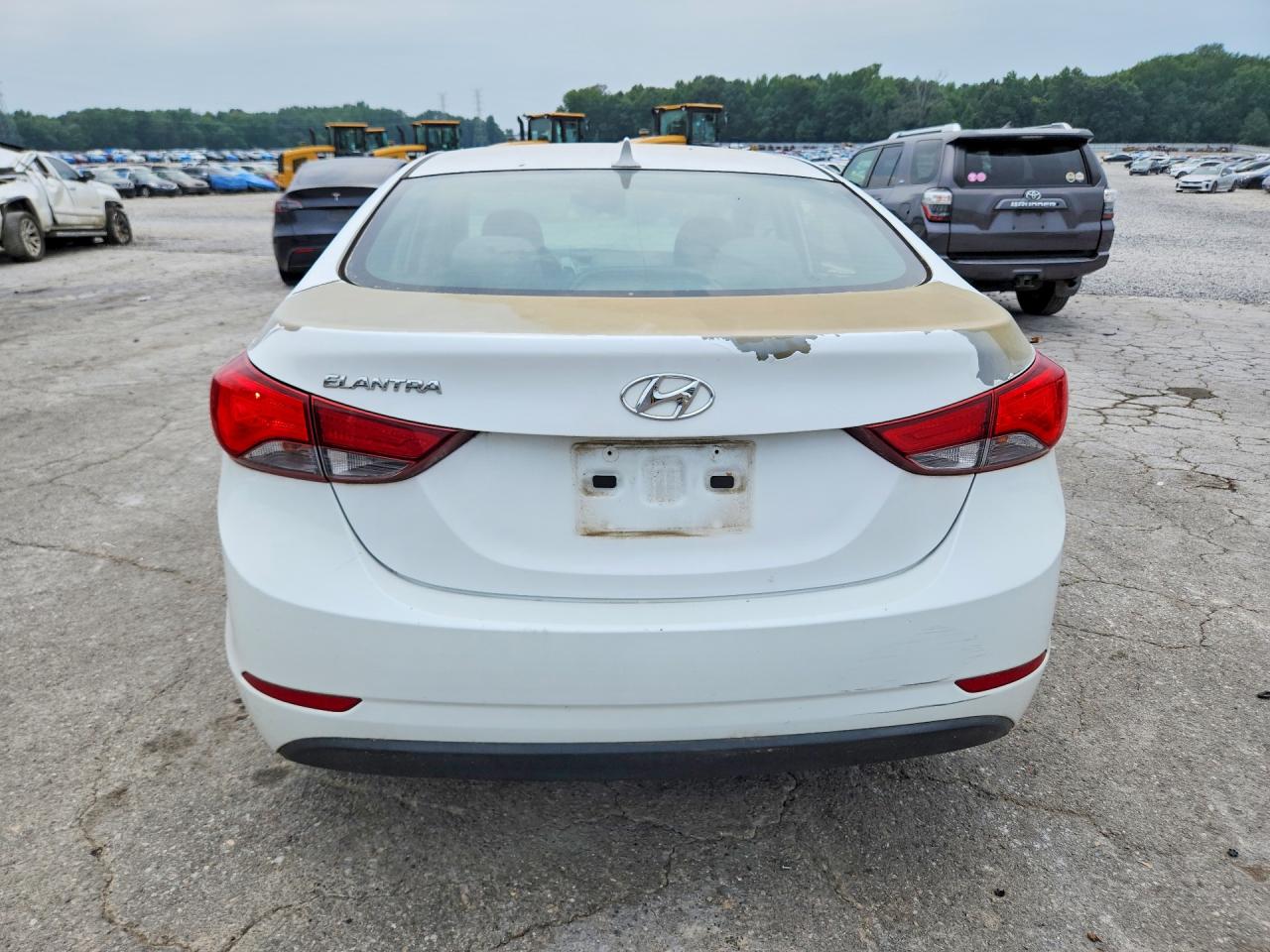 2015 Hyundai Elantra Se Белый vin: 5NPDH4AE7FH552389