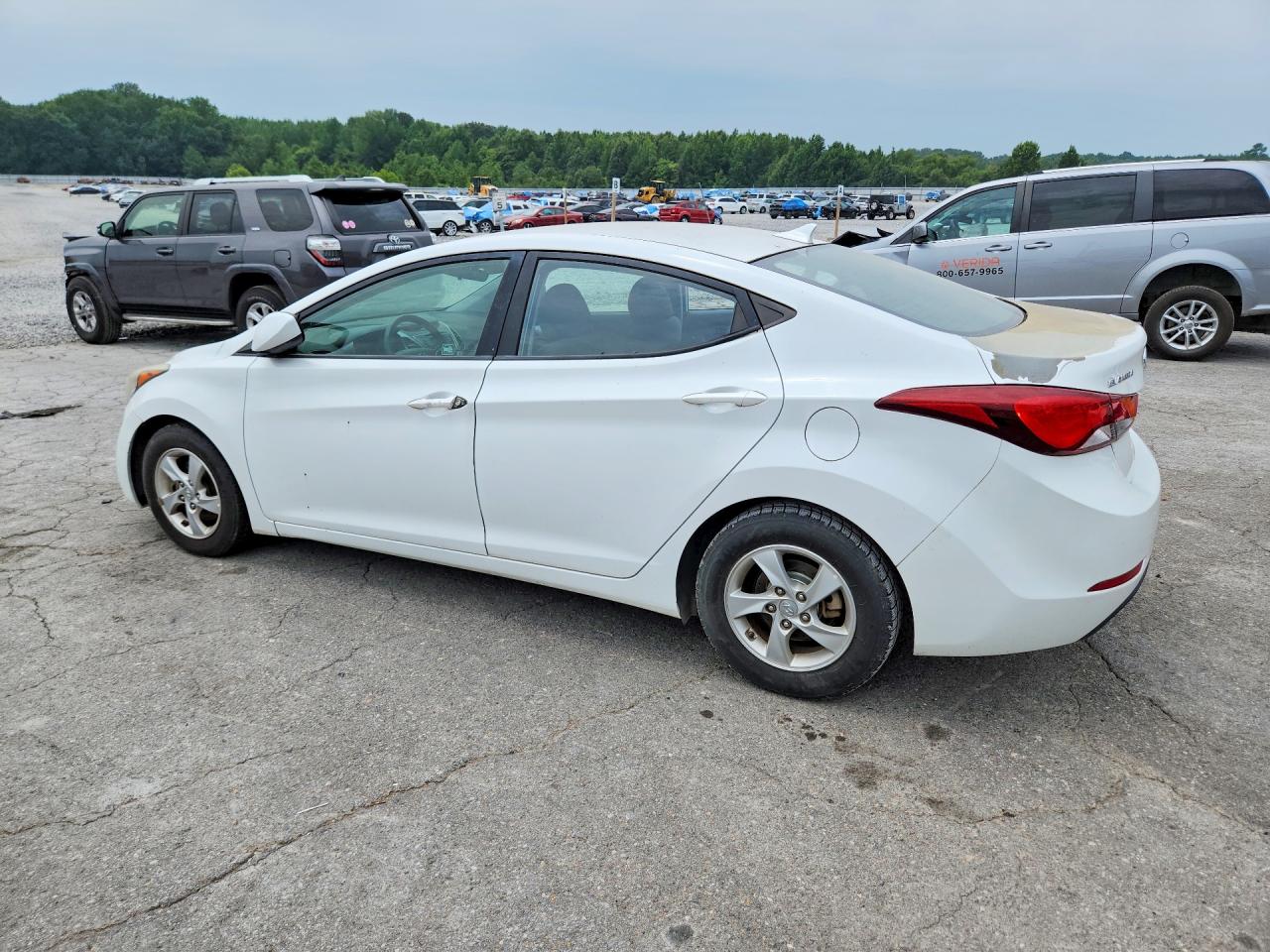2015 Hyundai Elantra Se Белый vin: 5NPDH4AE7FH552389
