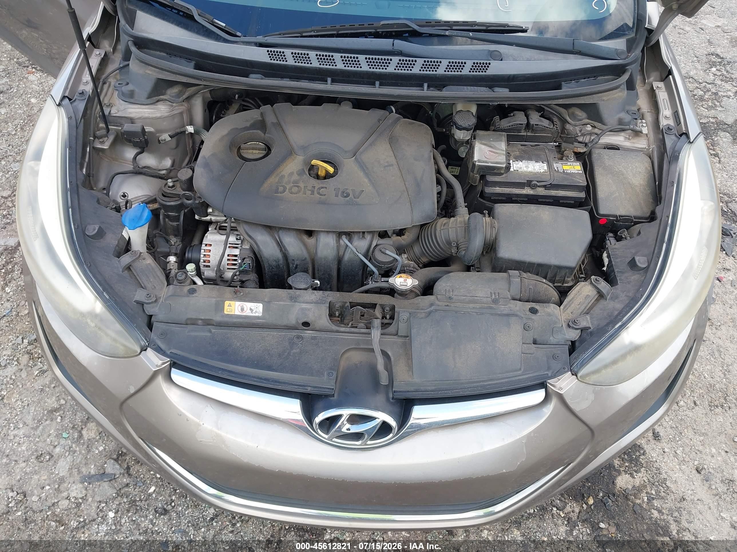 2015 Hyundai Elantra Se Tan vin: 5NPDH4AE7FH554790