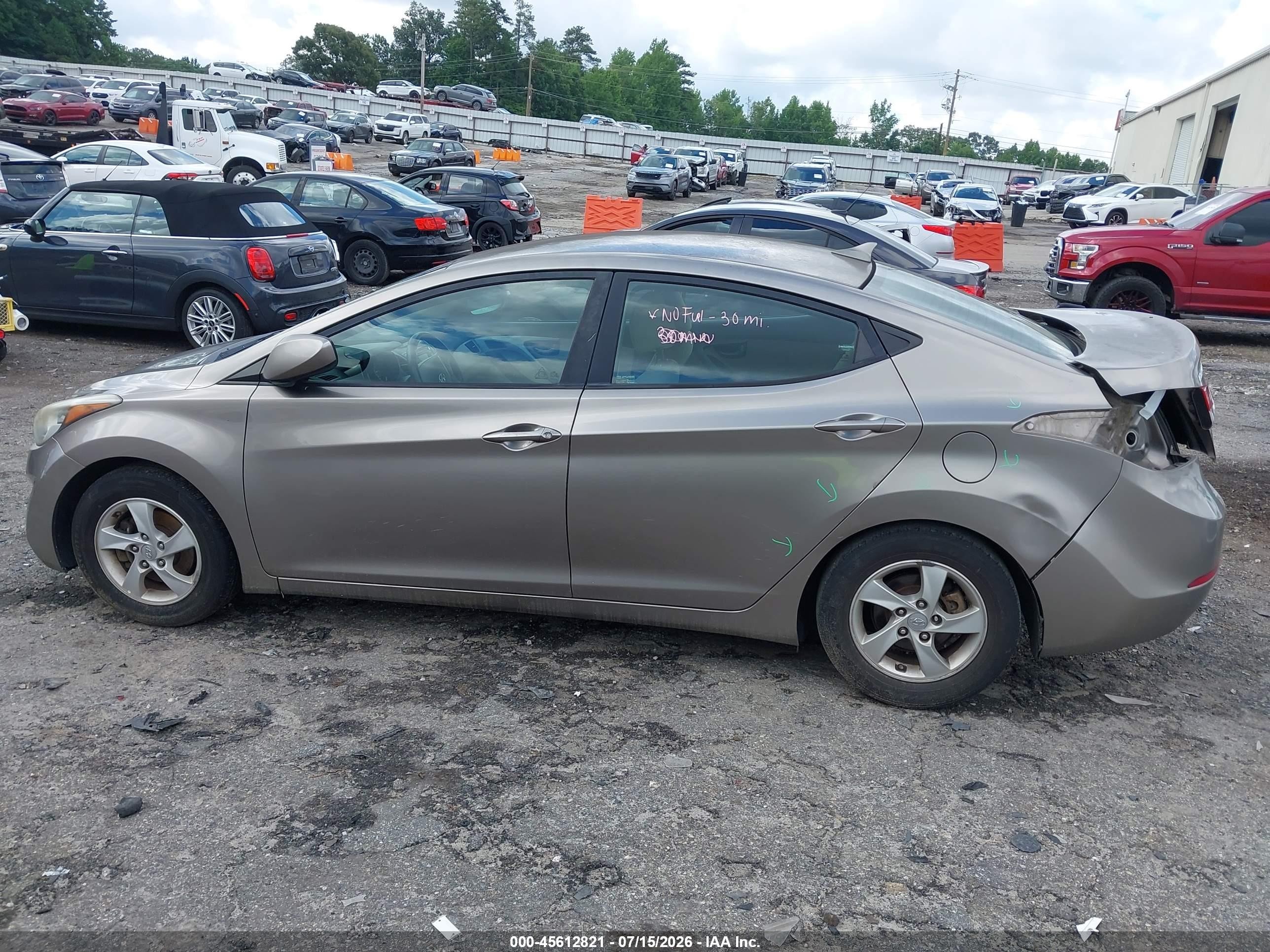 2015 Hyundai Elantra Se Tan vin: 5NPDH4AE7FH554790