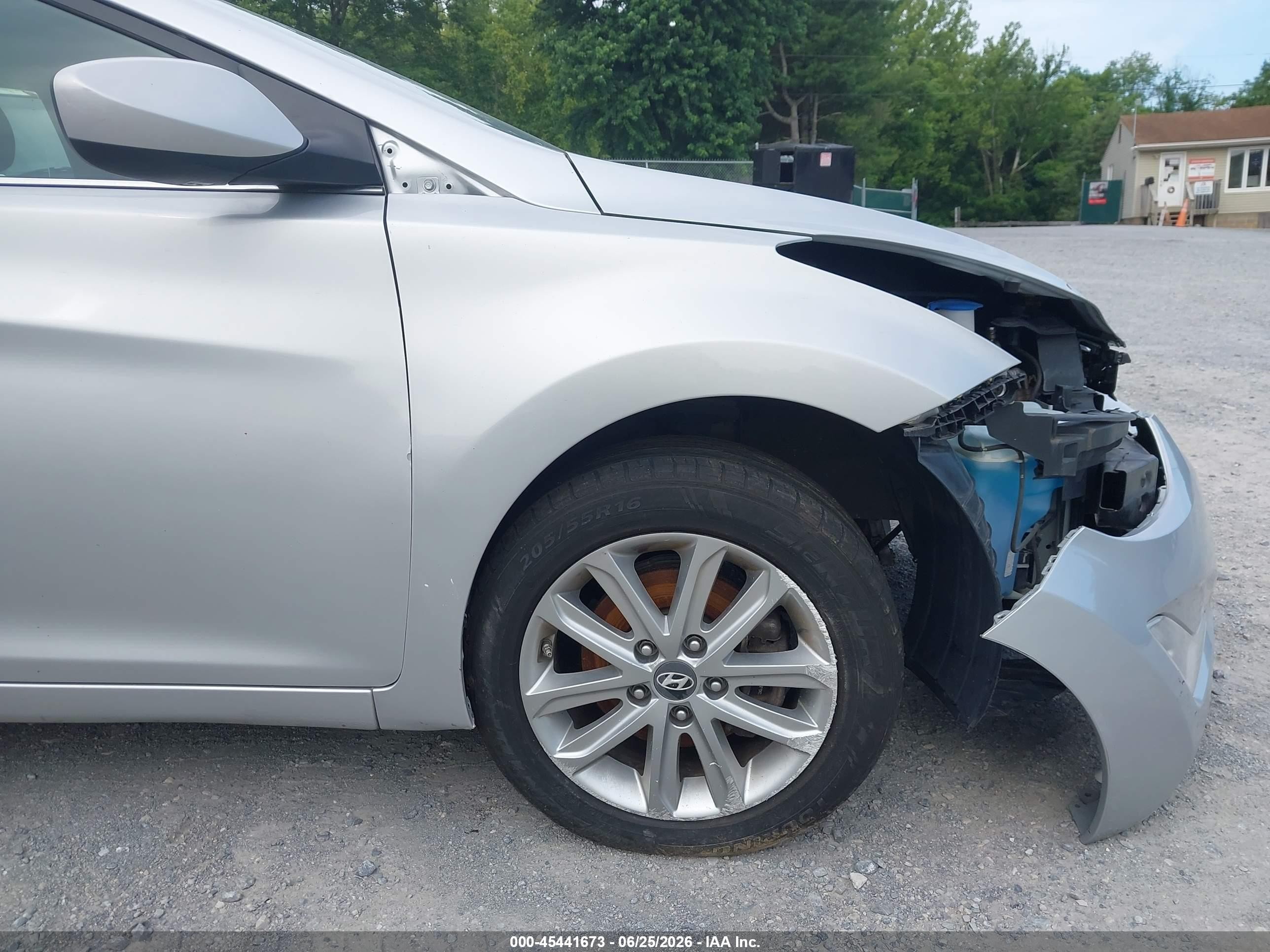 2015 Hyundai Elantra Se Silver vin: 5NPDH4AE7FH555454
