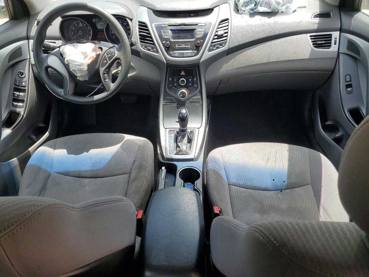 2015 Hyundai Elantra Se White vin: 5NPDH4AE7FH556927