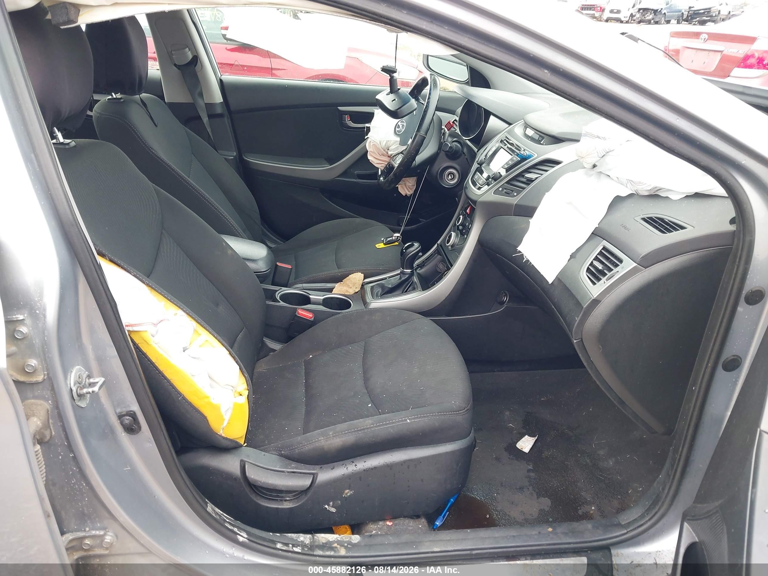 2015 Hyundai Elantra Se Silver vin: 5NPDH4AE7FH557592