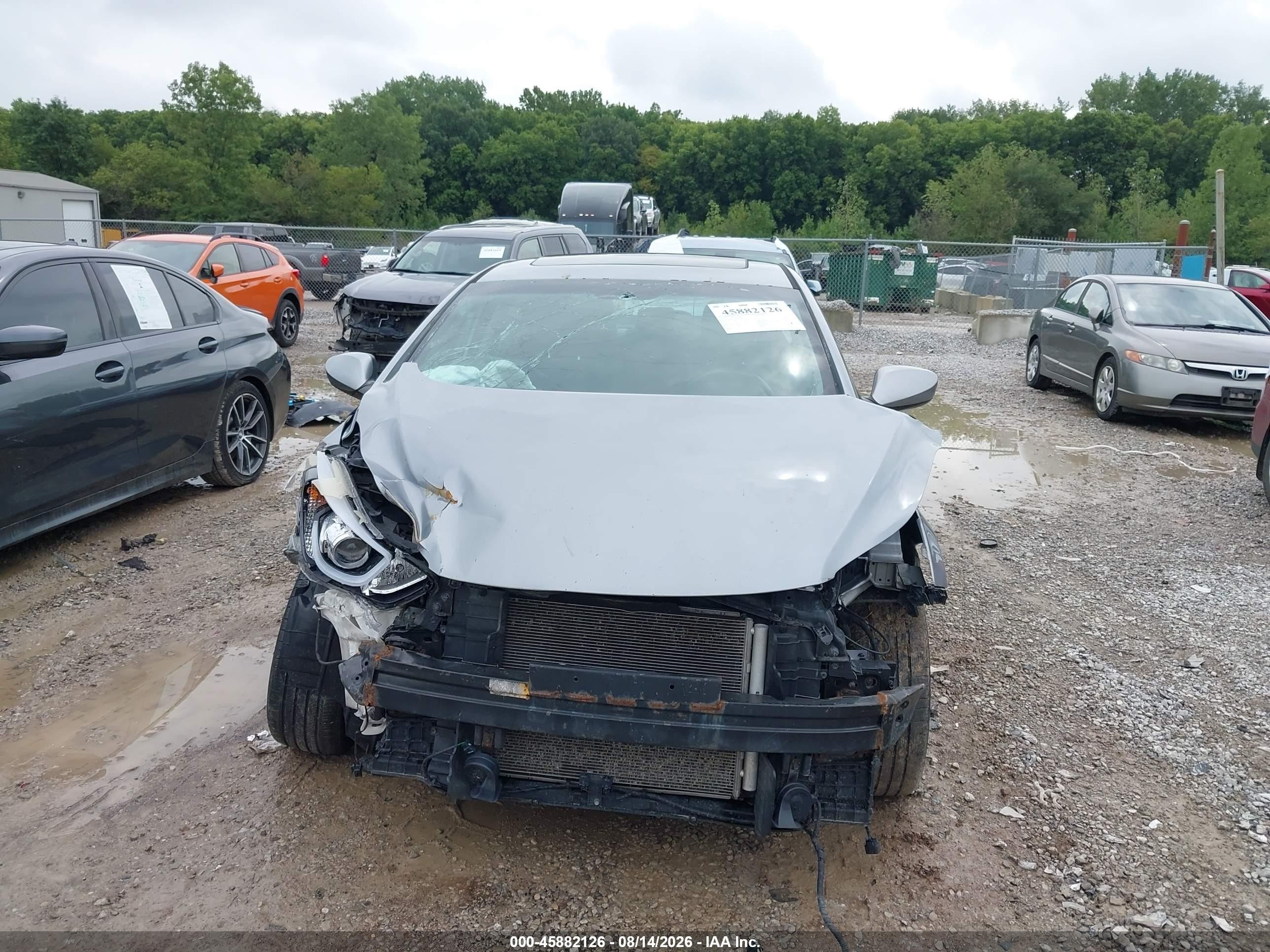 2015 Hyundai Elantra Se Silver vin: 5NPDH4AE7FH557592