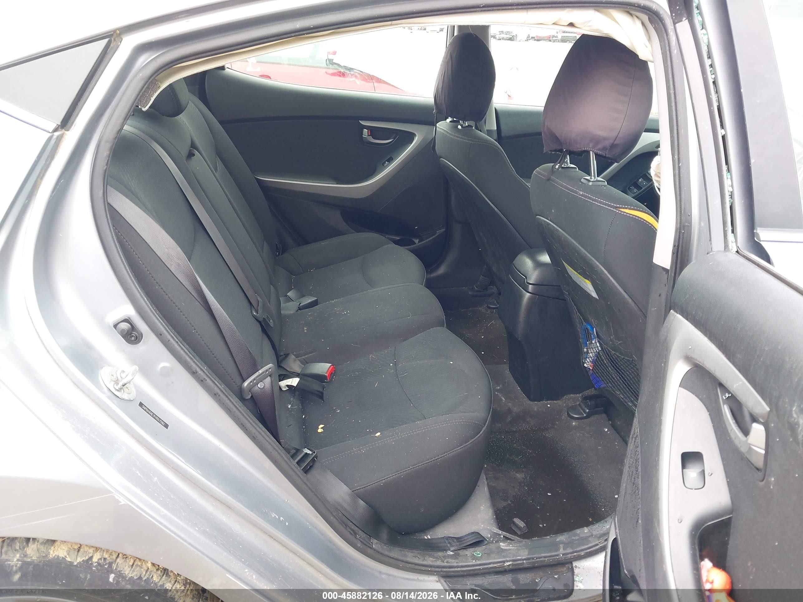 2015 Hyundai Elantra Se Silver vin: 5NPDH4AE7FH557592