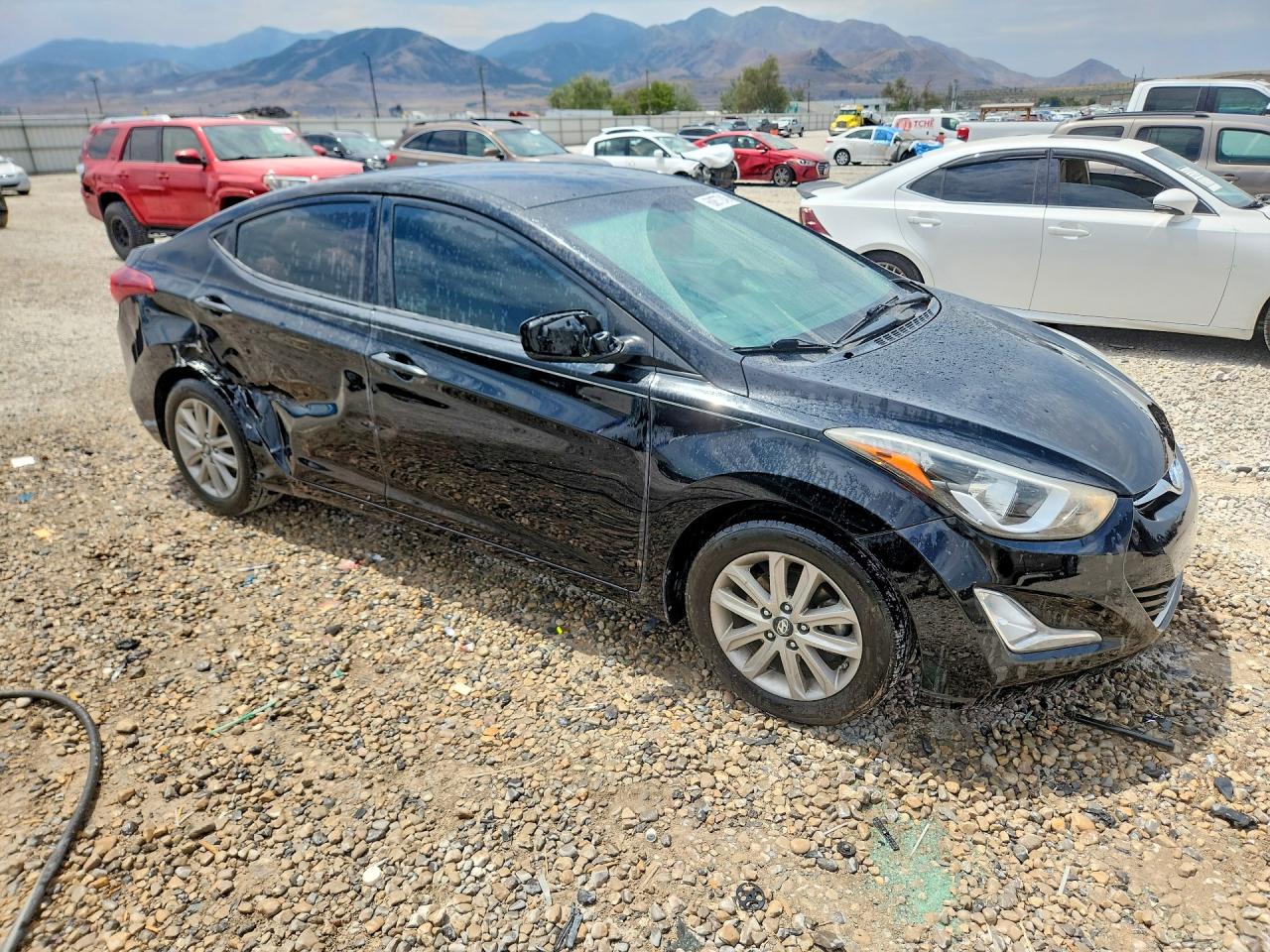 2015 Hyundai Elantra Se Black vin: 5NPDH4AE7FH563134